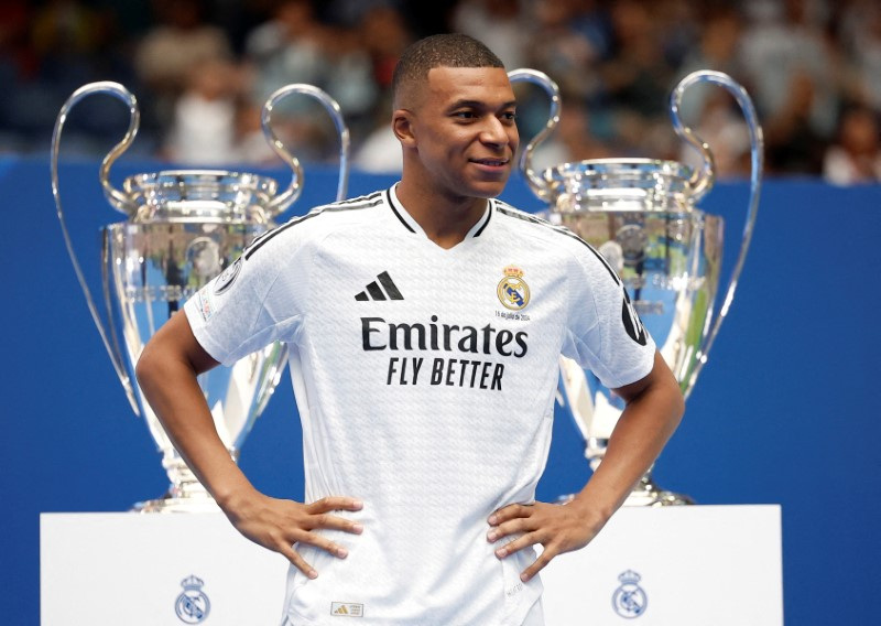 Real Madrid unveil Kylian Mbappe