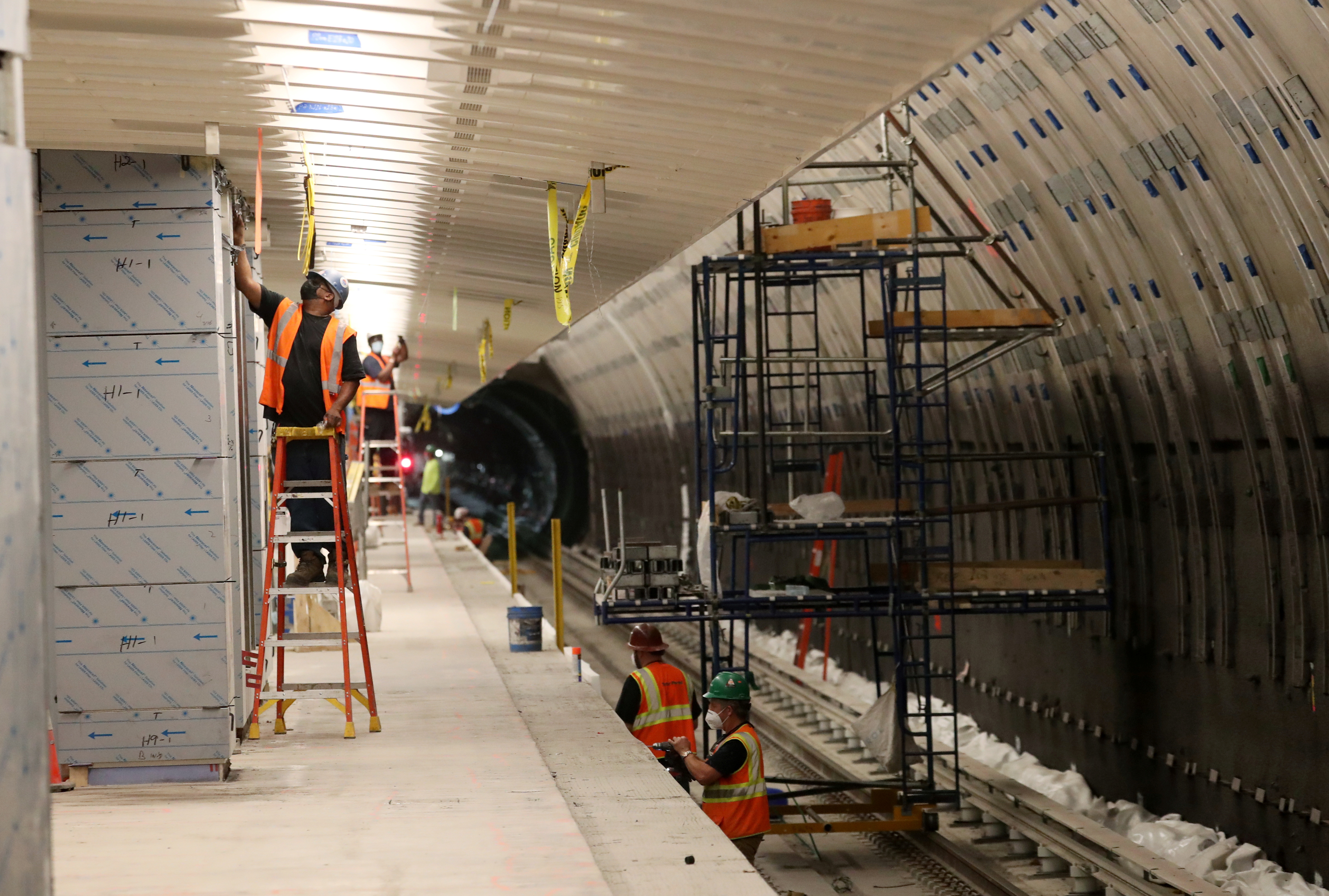 MTA's East Side Access for the Long Island Railroad connection to Grand Central Terminal nears completion in New York