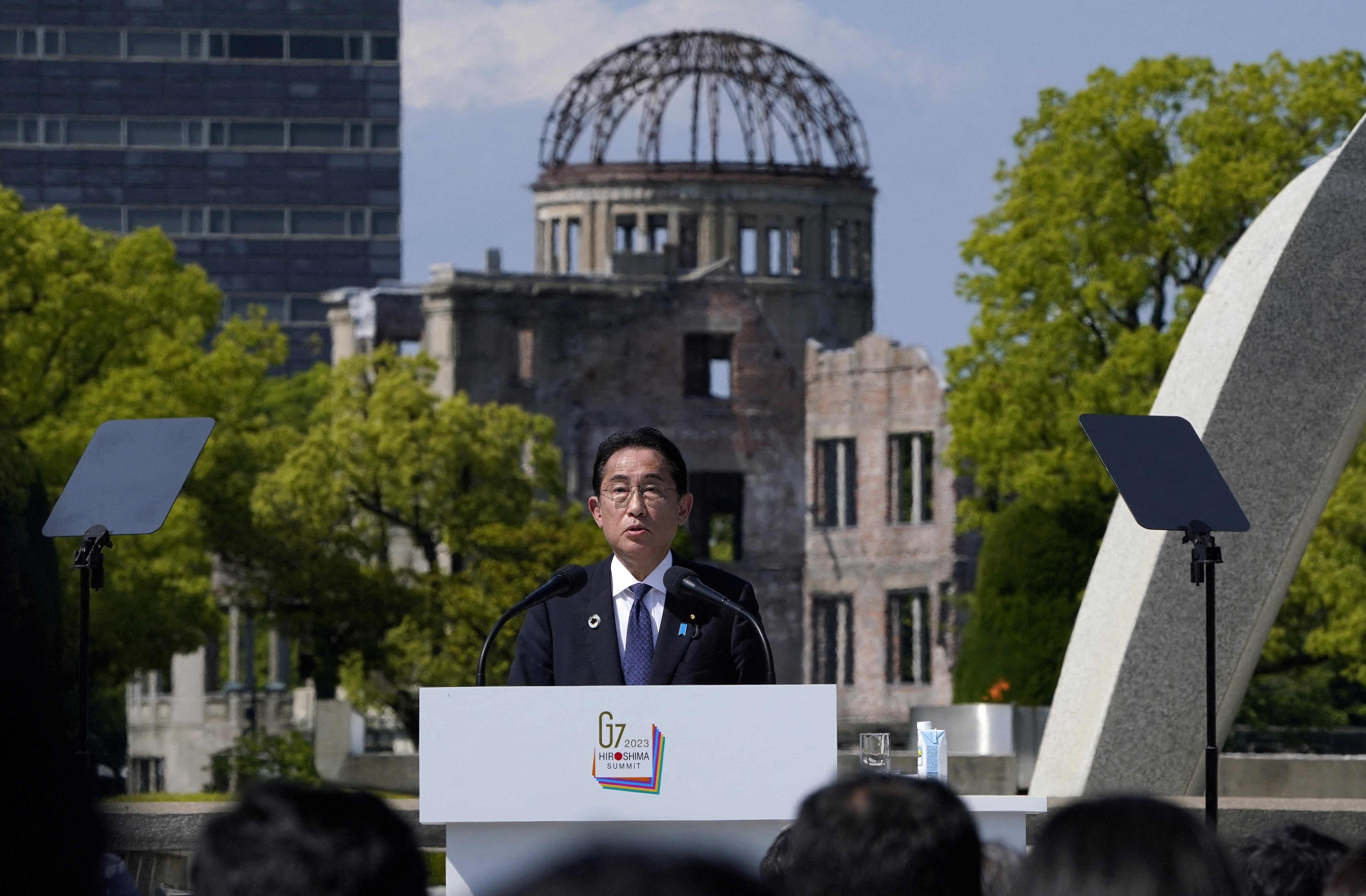 Japanese Prime Minister Fumio Kishida at G7 Summit in Hiroshima