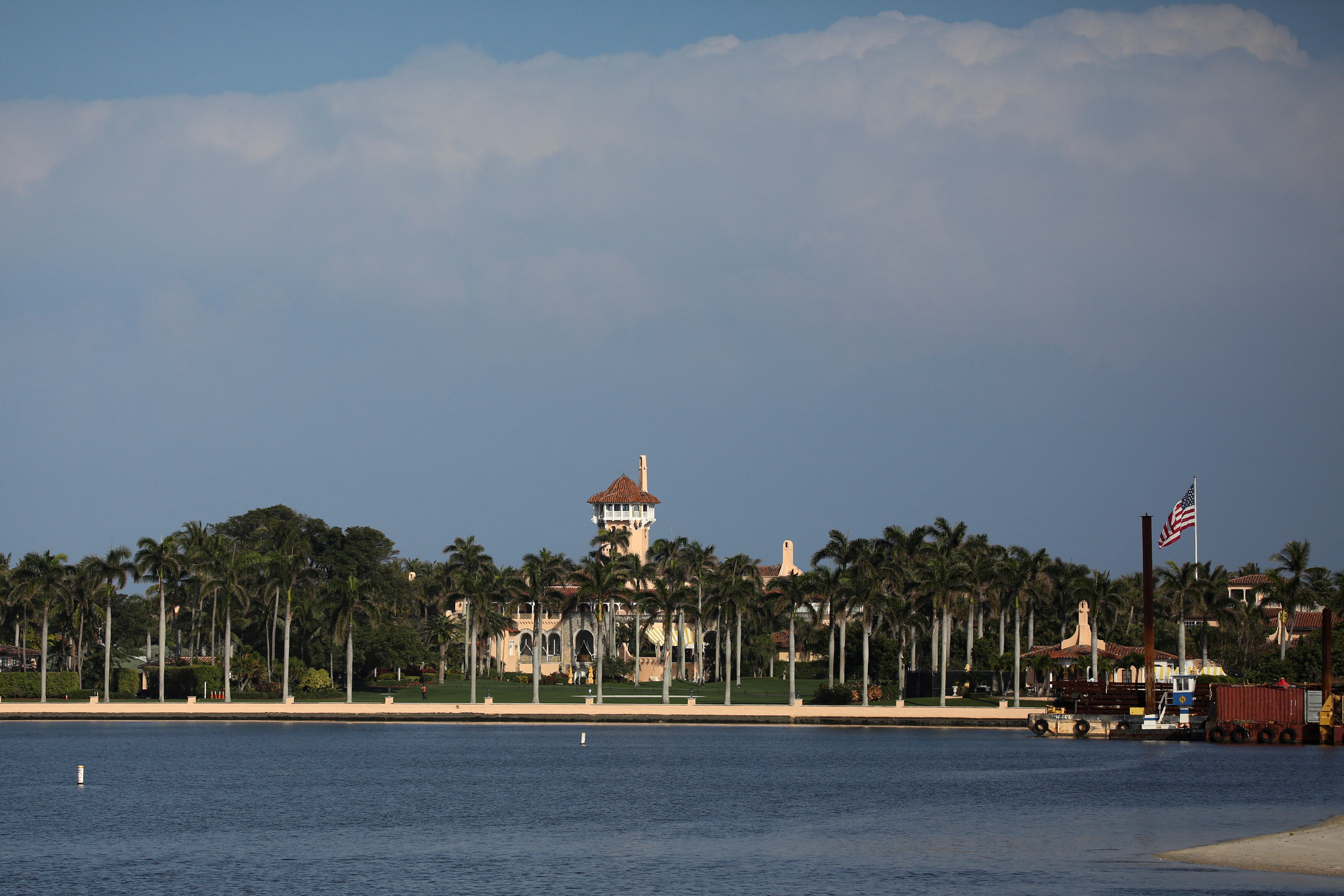 Former U.S. President Donald Trump's Mar-a-Lago resort is seen in Palm Beach