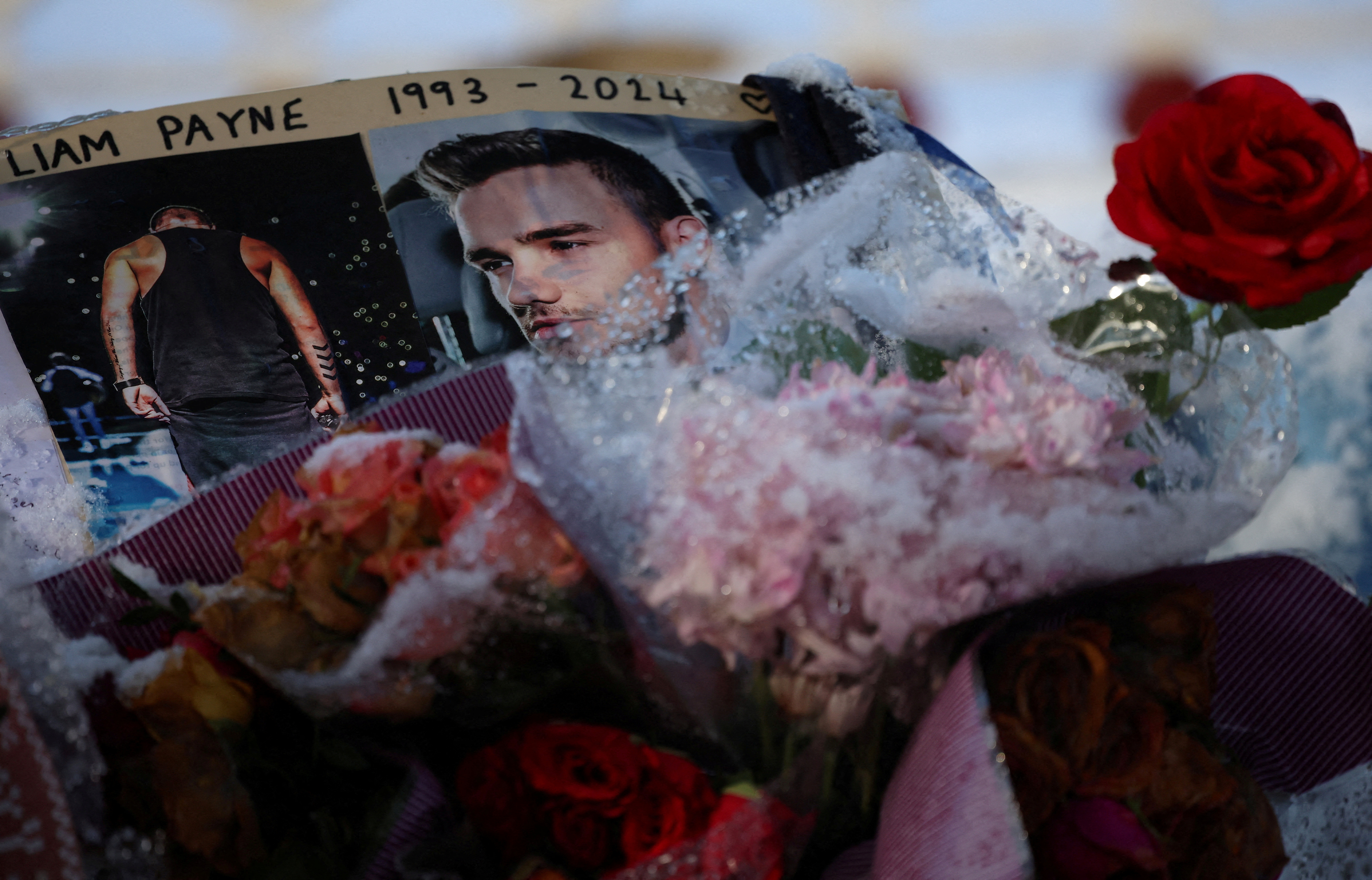 Tributes to late former One Direction singer Liam Payne in Wolverhampton