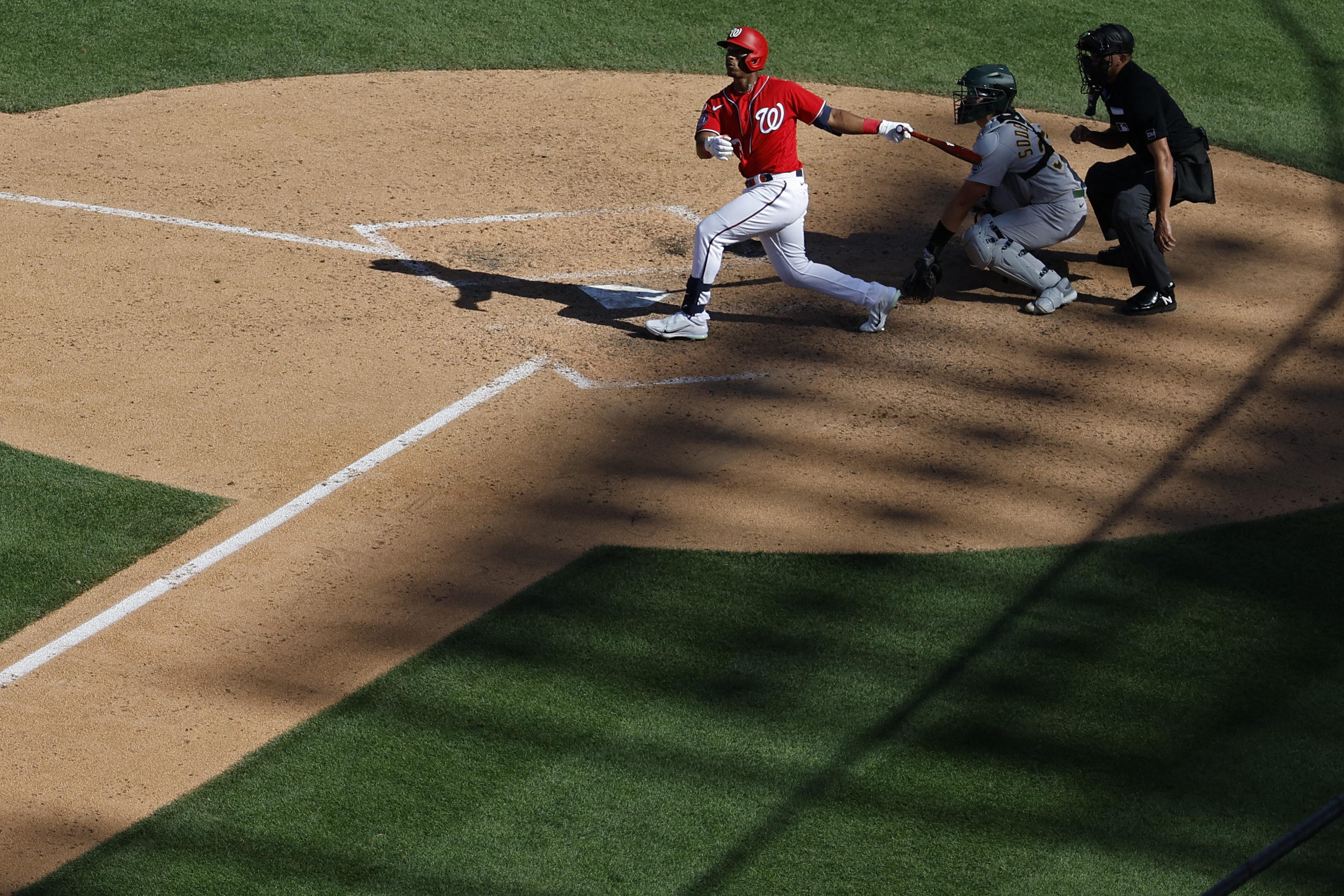 A's End 7-Game Skid on Diaz's Pinch-Hit HR in 9th Vs Rangers – NBC Bay Area