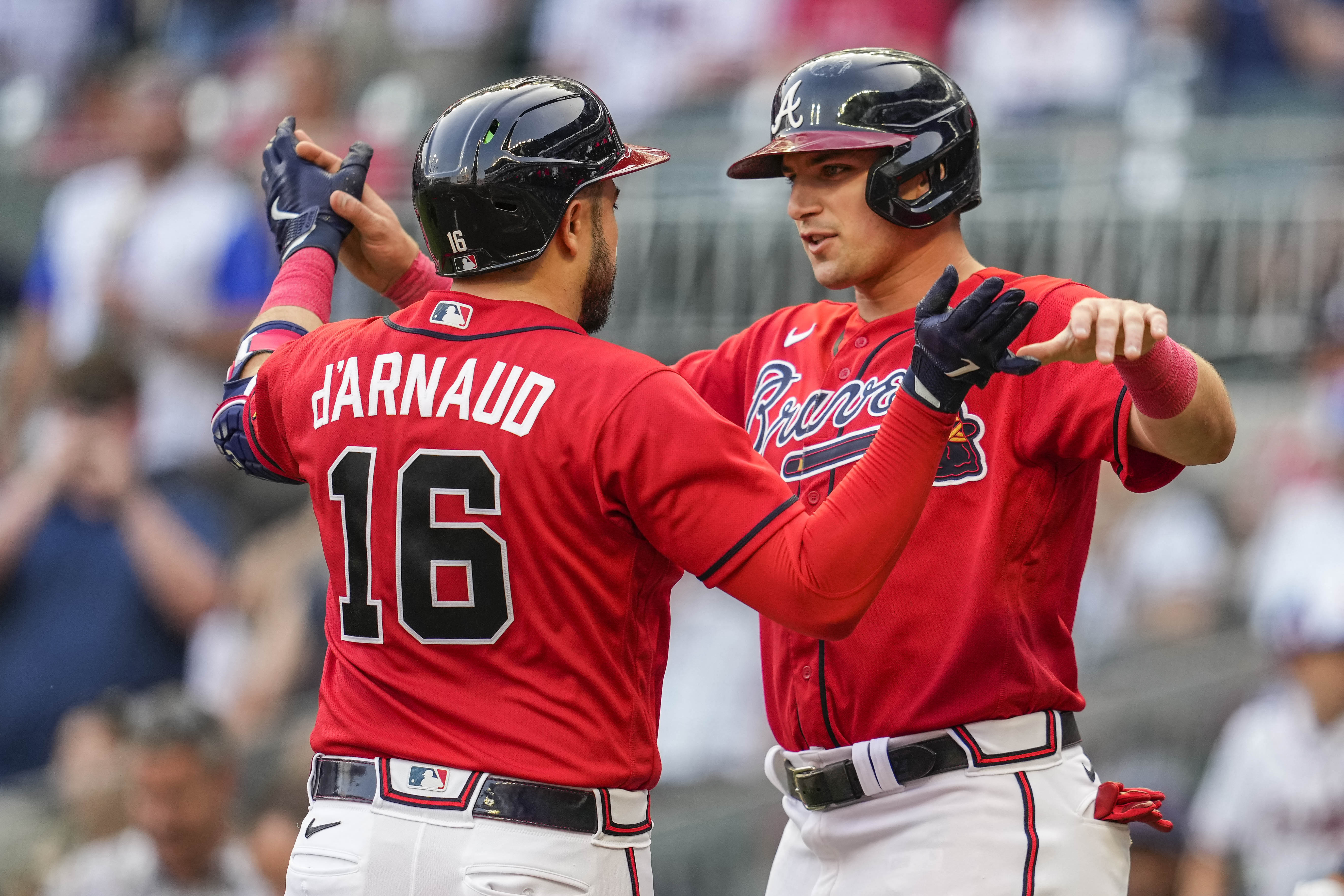 D'Arnaud's grand slam, 6 RBIs power Braves past Rockies 13-6