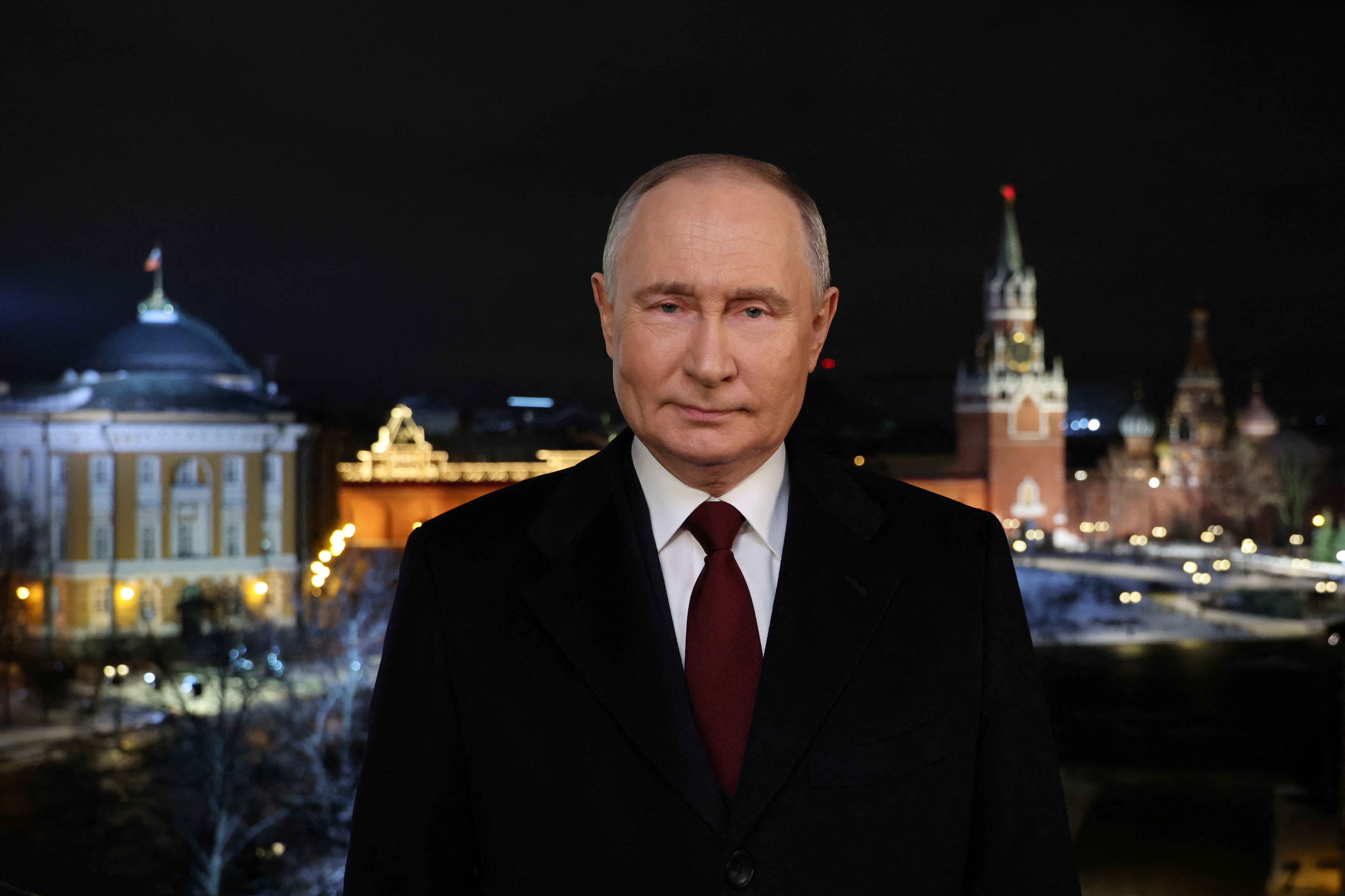 プーチン大統領、新年の辞で国民の団結強調　ウクライナ言及せず