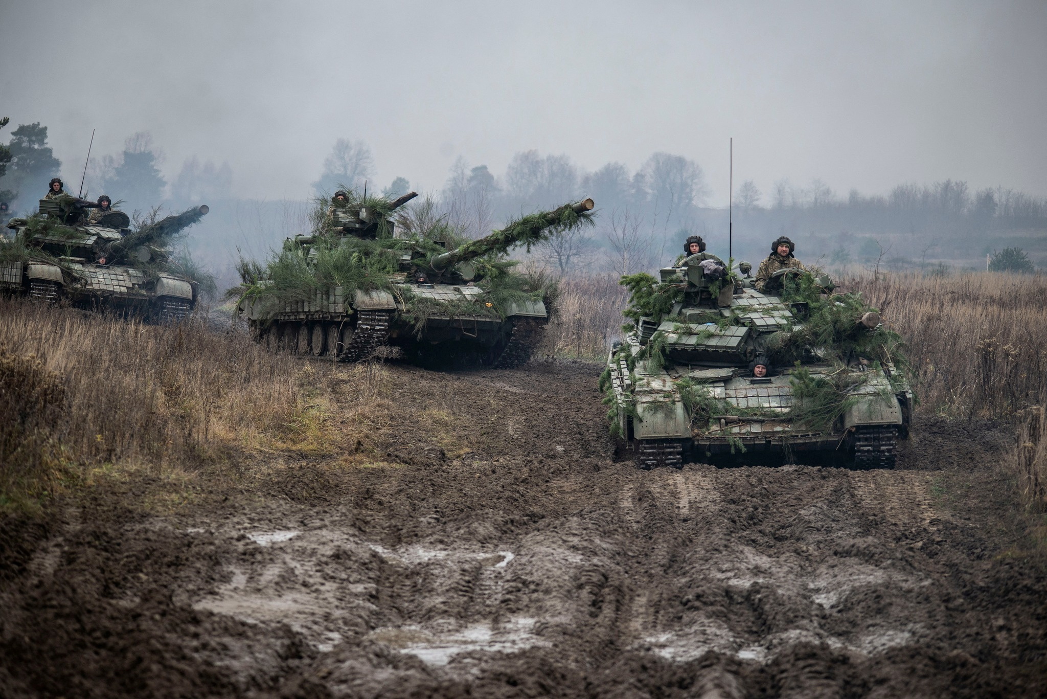 Ukrainian Armed Forces hold military drills in Ukraine