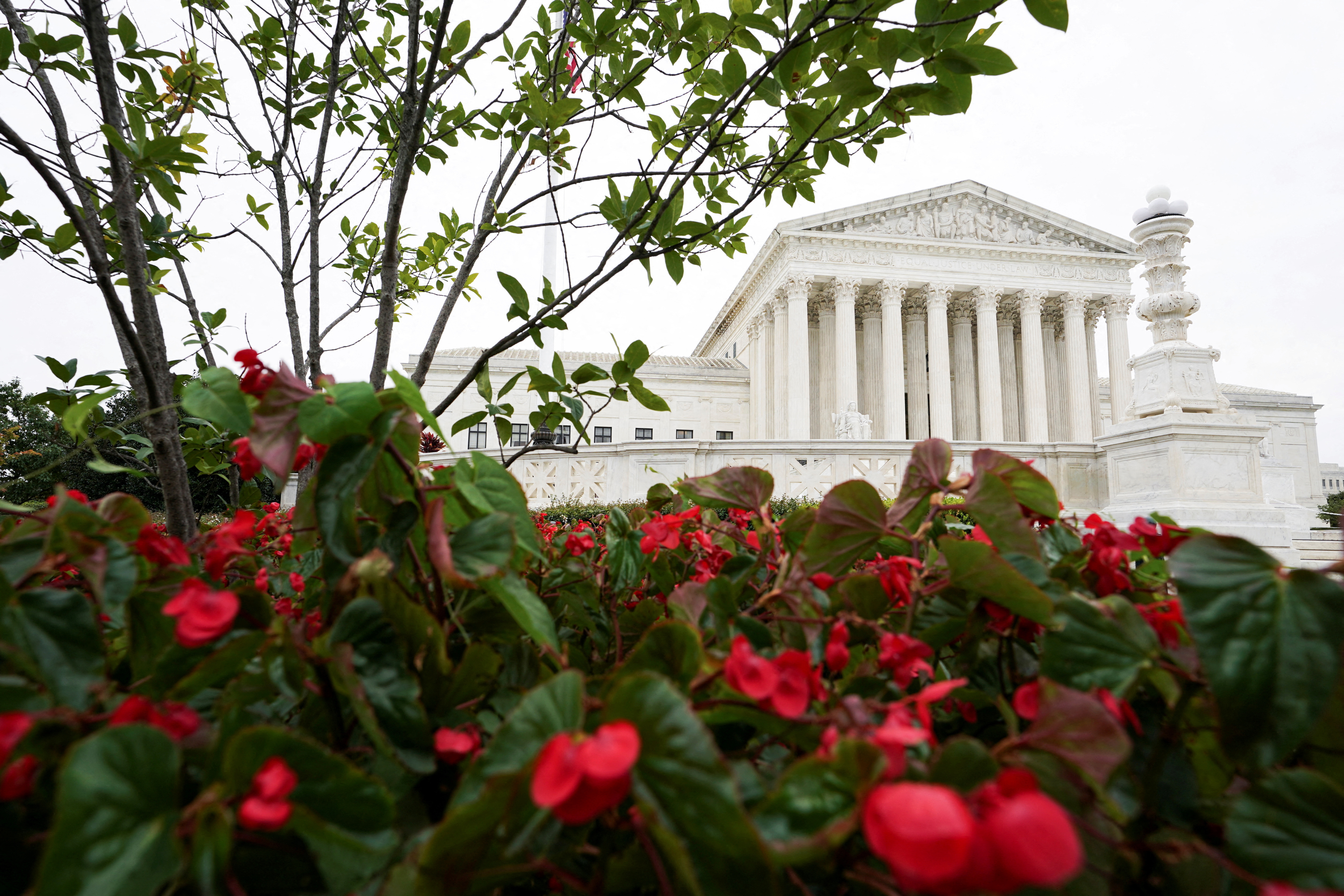 The U.S. Supreme Court building is seen in Washington