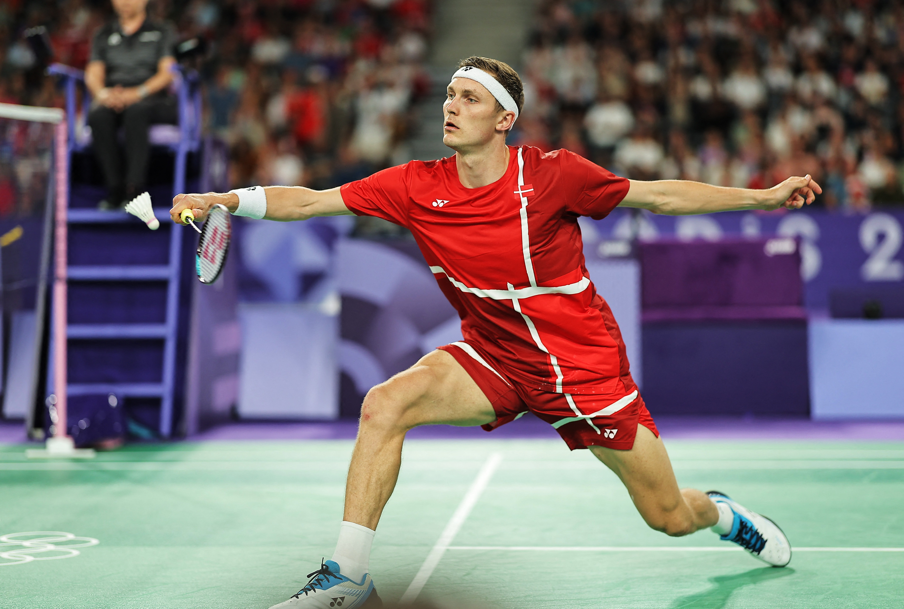 Denmark's Axelsen suffers shock defeat in All England first round