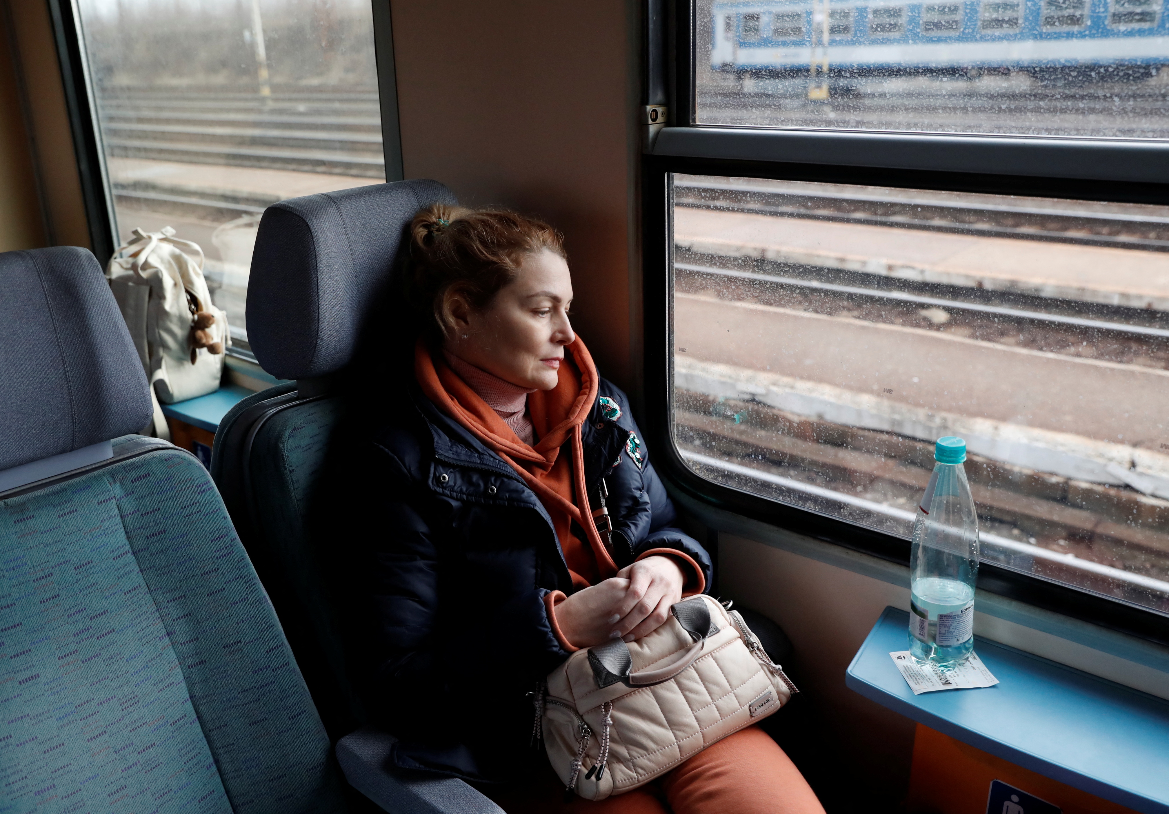 Refugees fleeing Ukraine arrive in Hungary