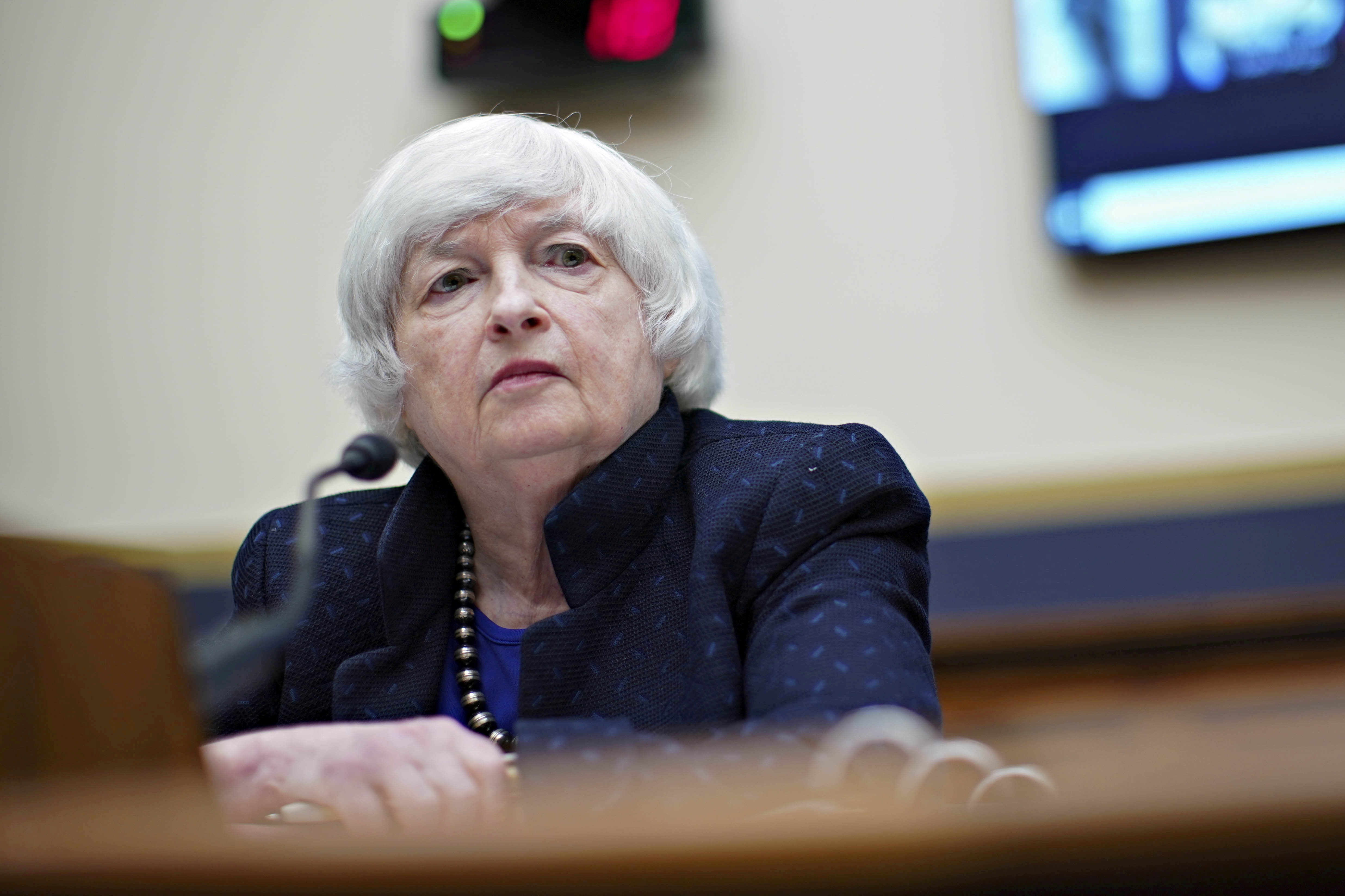 Treasury Secretary Janet Yellen attends the House Financial Services Committee hearing in Washington