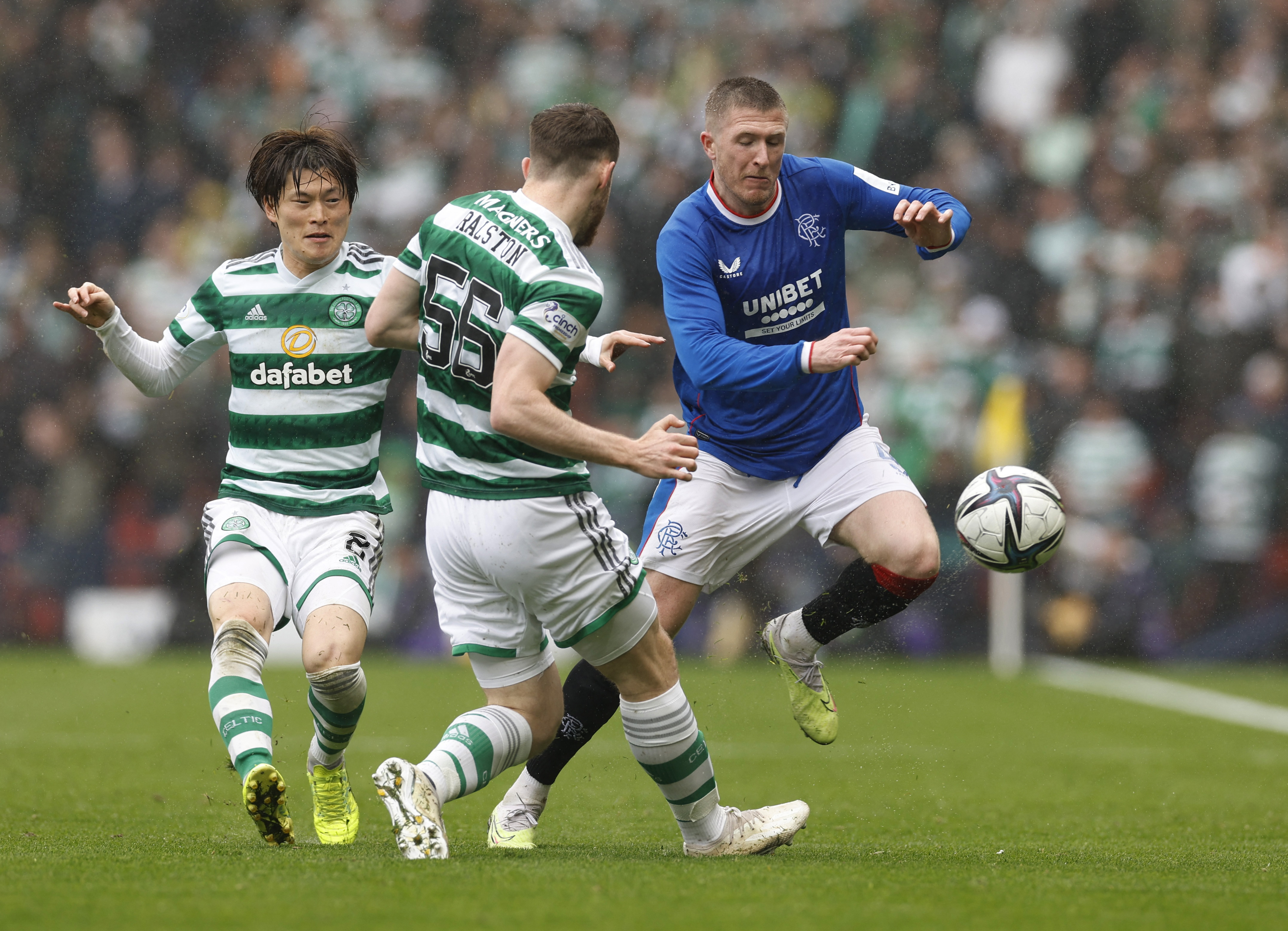 Celtic edge Rangers to reach Scottish Cup final