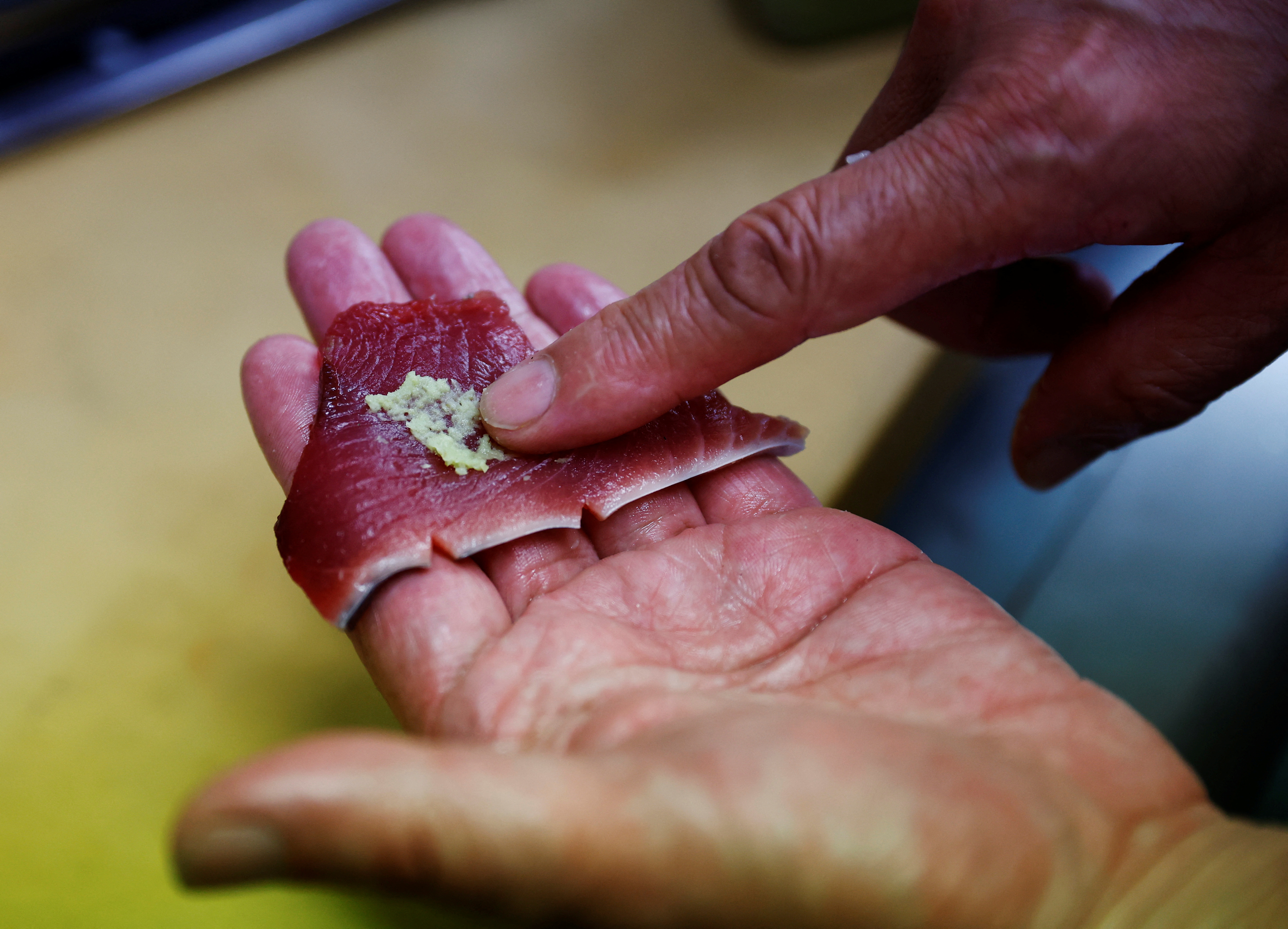 The Wider Image: Fatty 'katsuo' fish may foreshadow climate change, threat to Japan's sushi