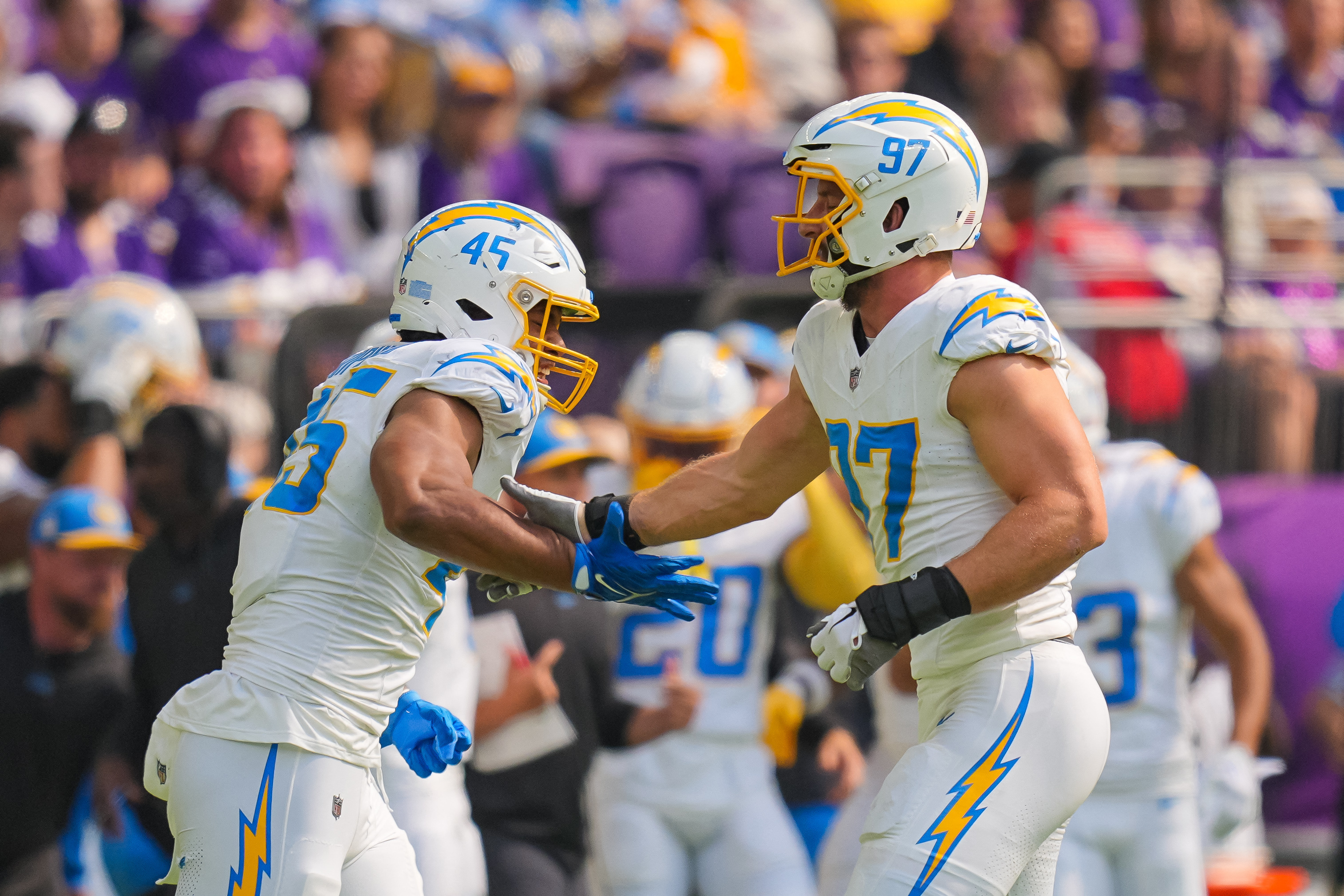 Chargers' Kenneth Murray picks off Kirk Cousins in the end zone to end  Vikings comeback, NFL Highlights