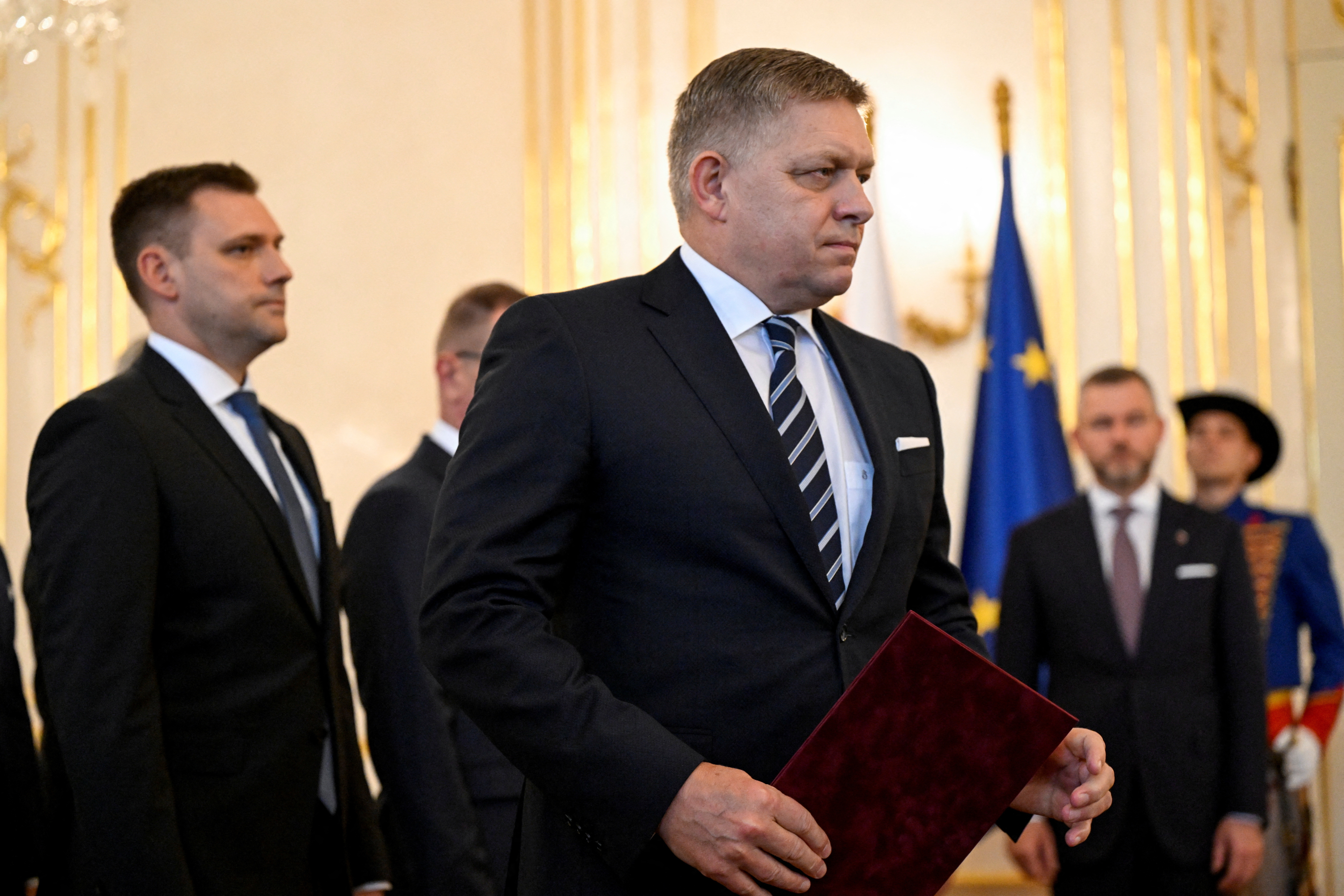 Slovakia's cabinet inauguration, in Bratislava