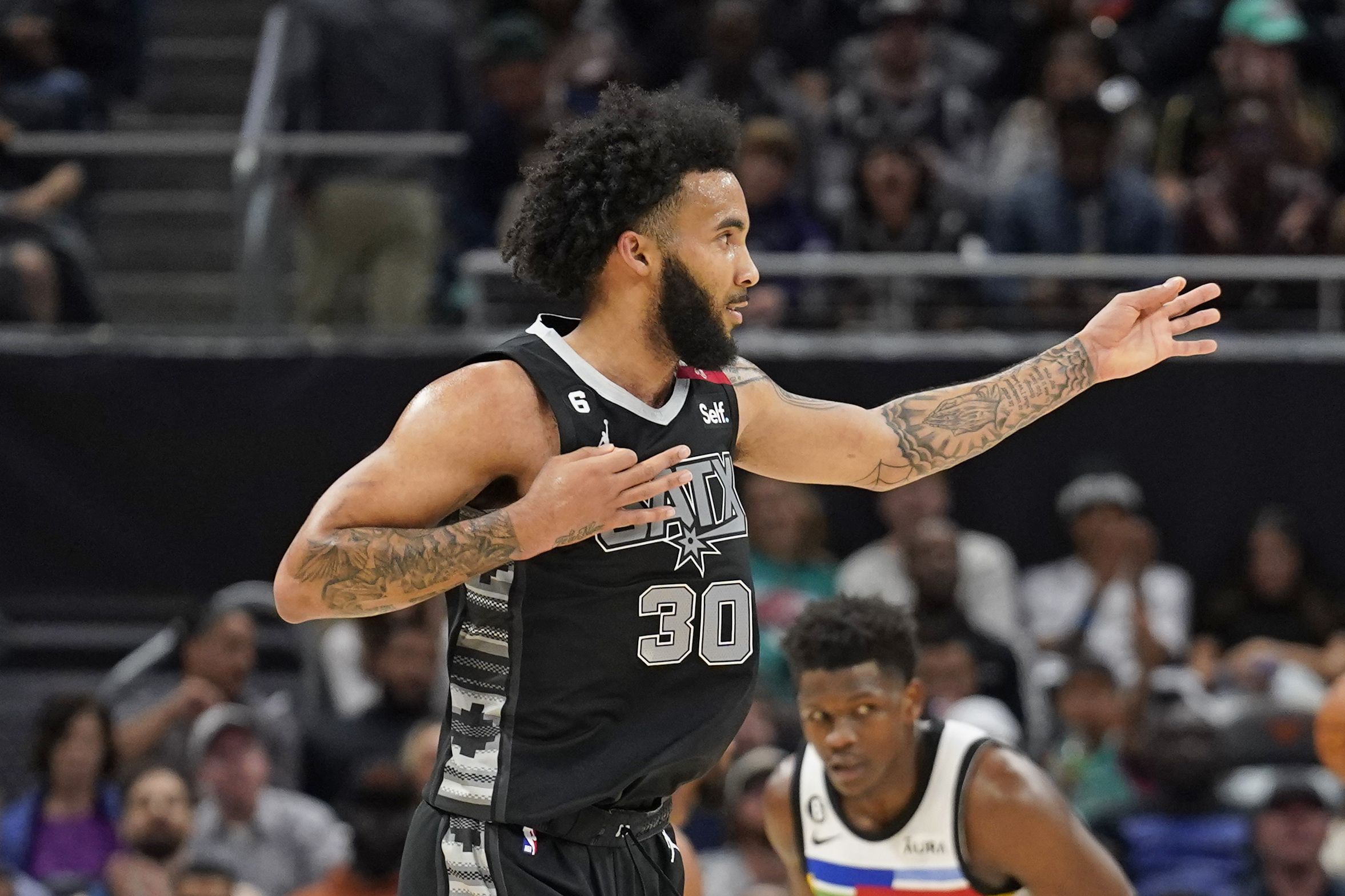 Anthony Edwards Scores 33 As Timberwolves Rout Spurs In Austin Reuters 2049