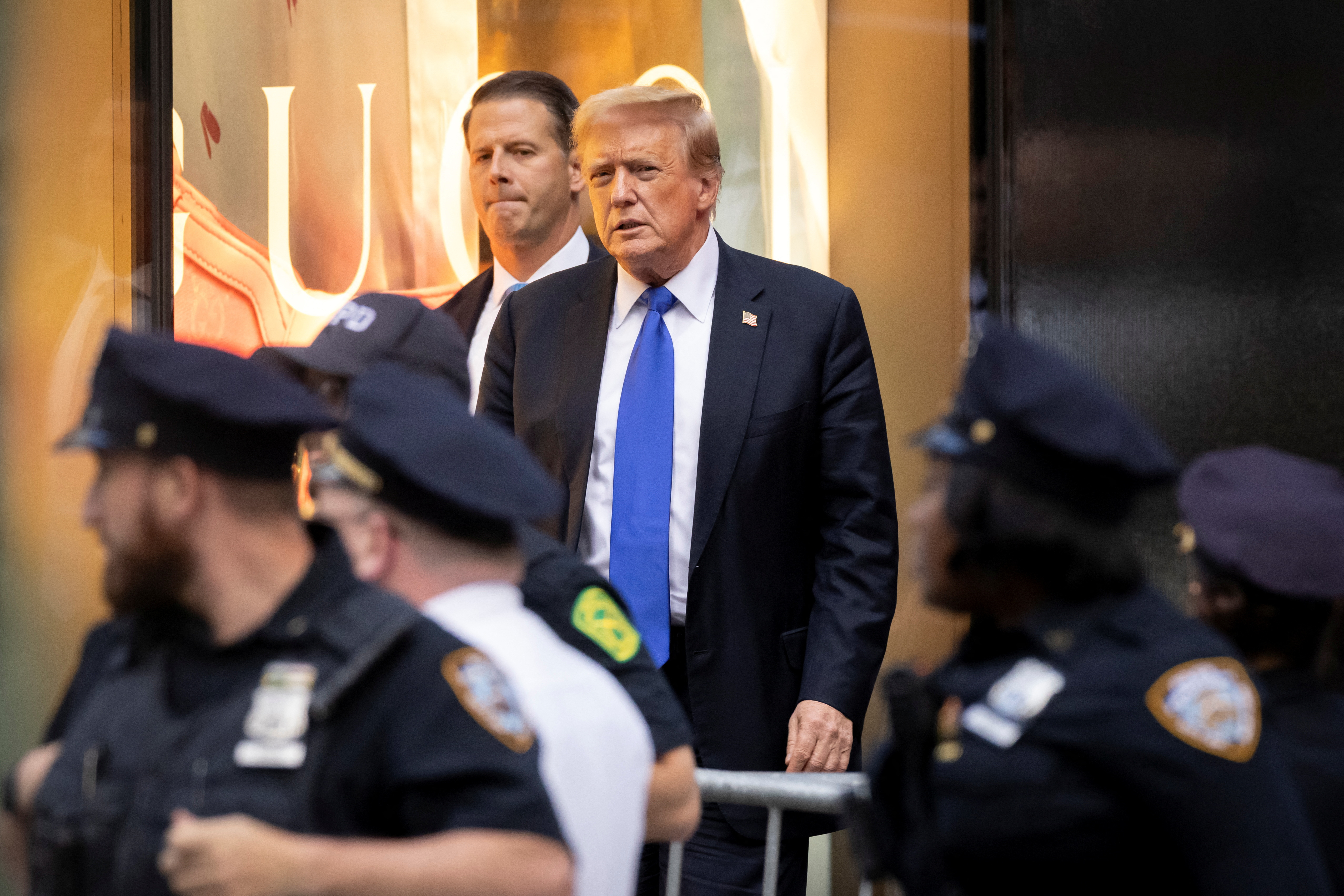Former U.S. President Trump found guilty on 34 felony counts of falsifying business records, in New York