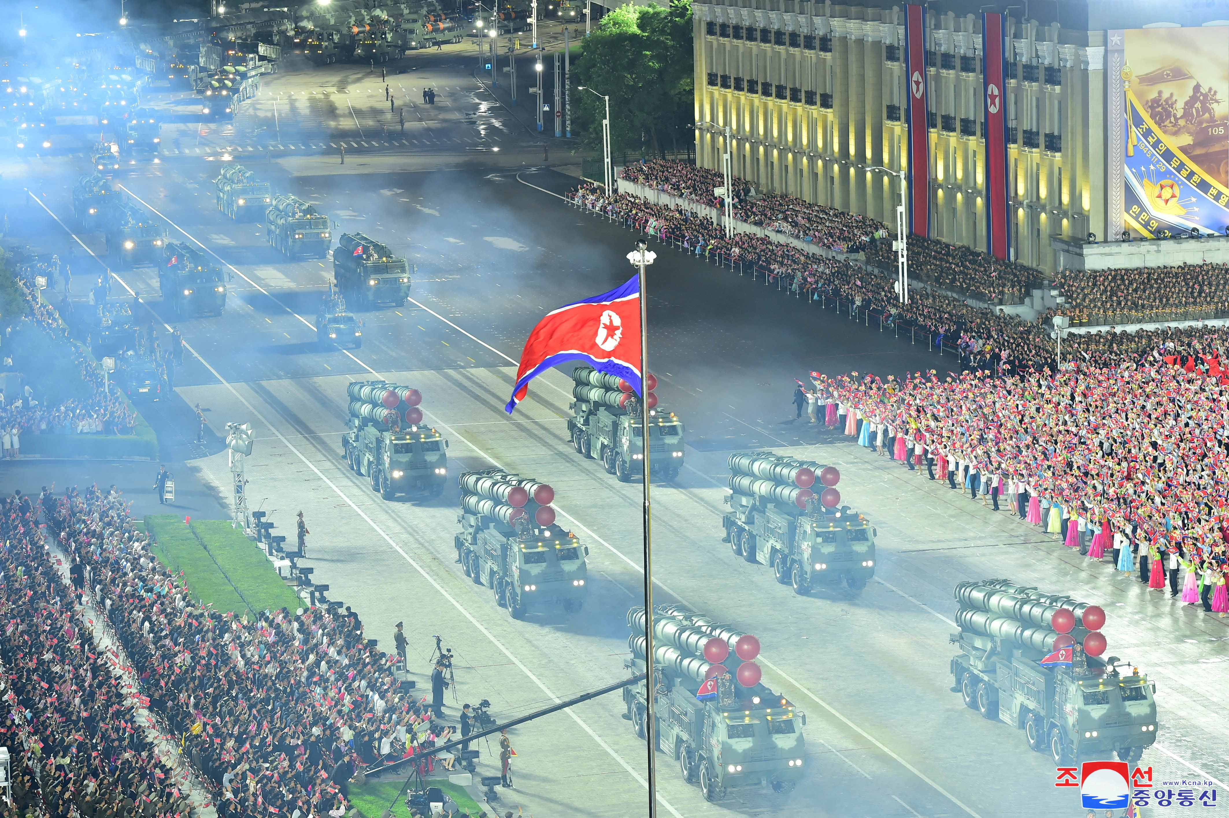 Military parade commemorating 70th anniversary of the Korean War armistice in Pyongyang