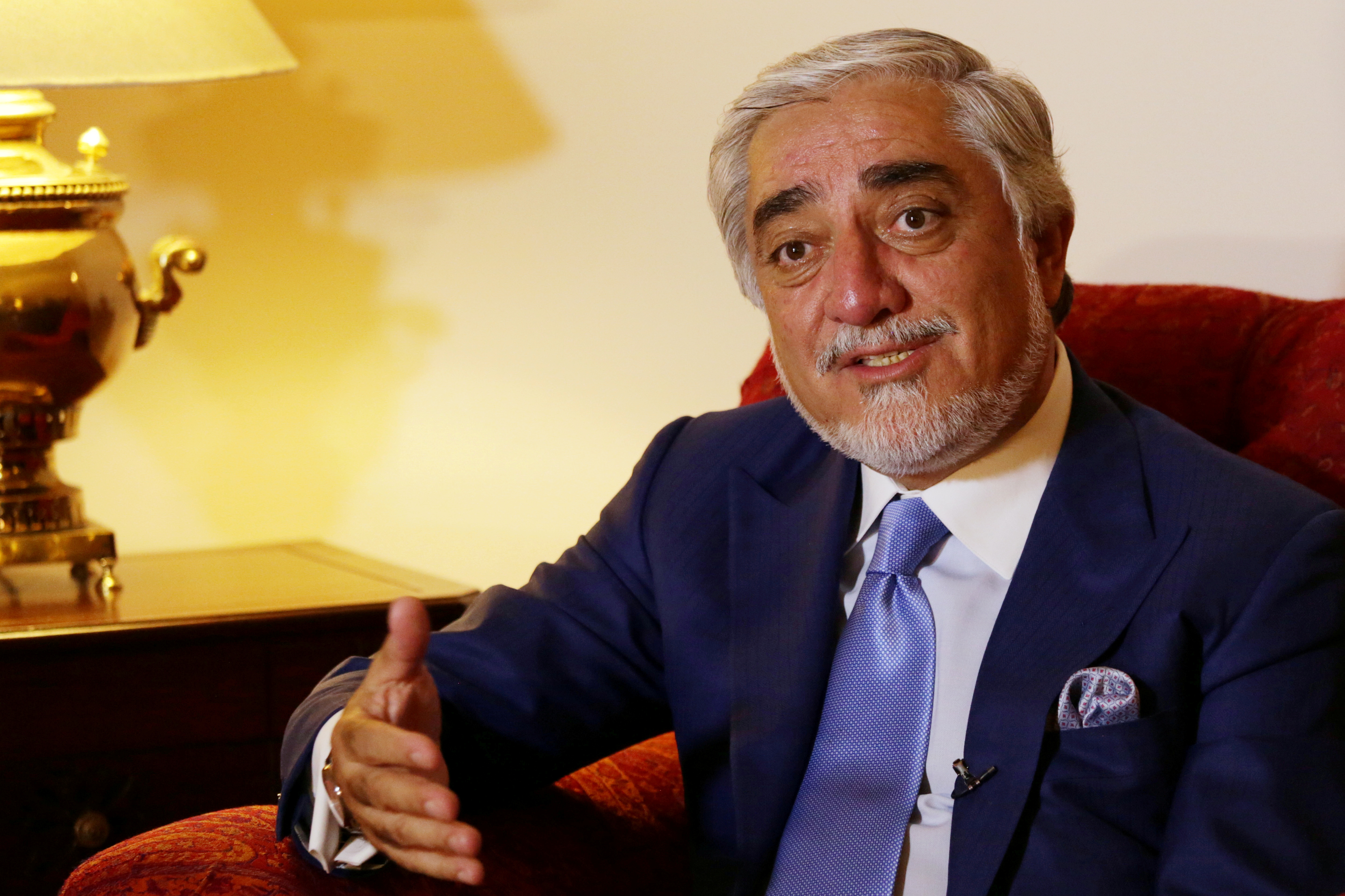Afghan peace official Abdullah Abdullah pictured in Islamabad