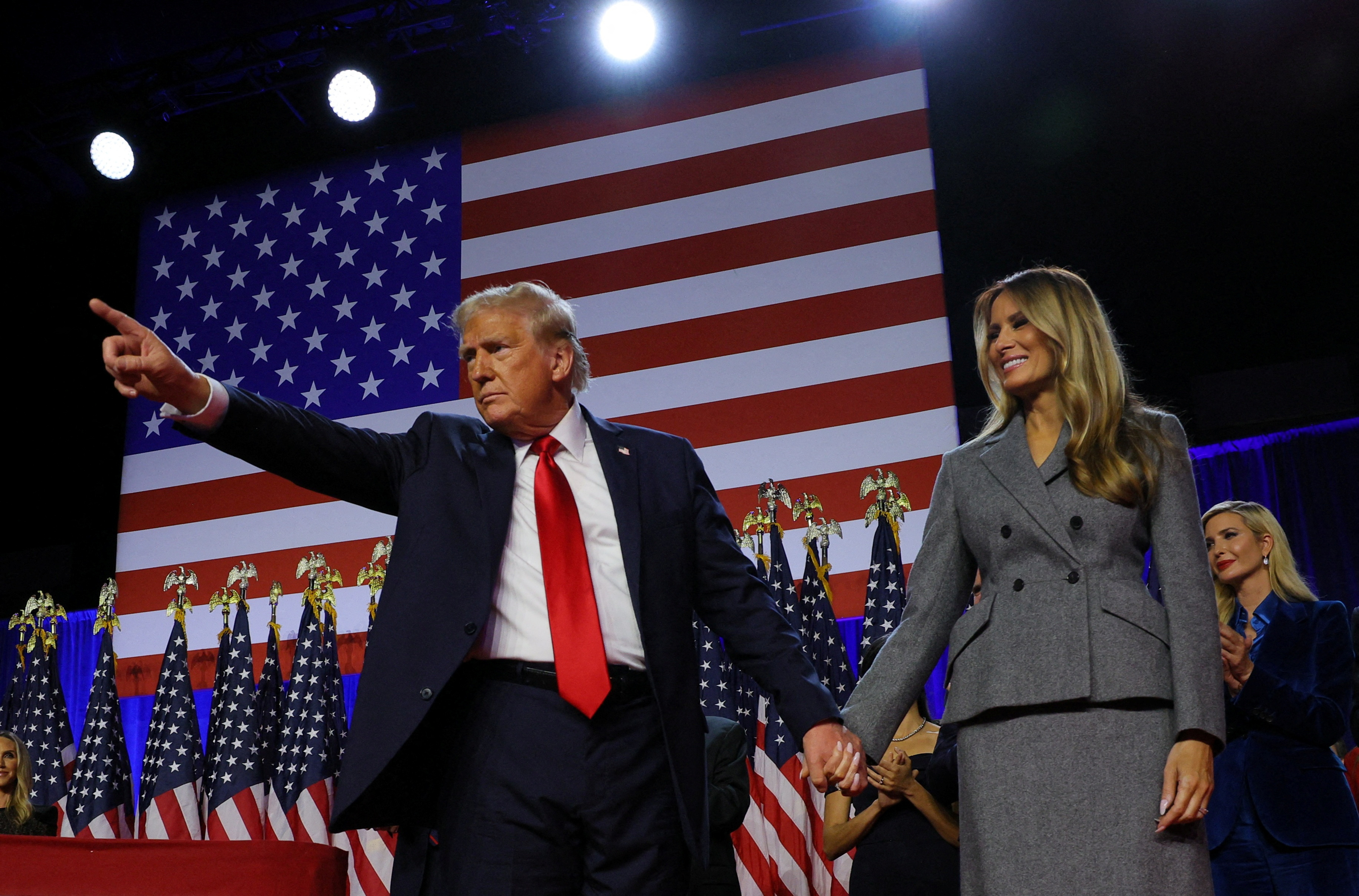 2024 U.S. Presidential Election Night, at Palm Beach County Convention Center, in West Palm Beach, Florida