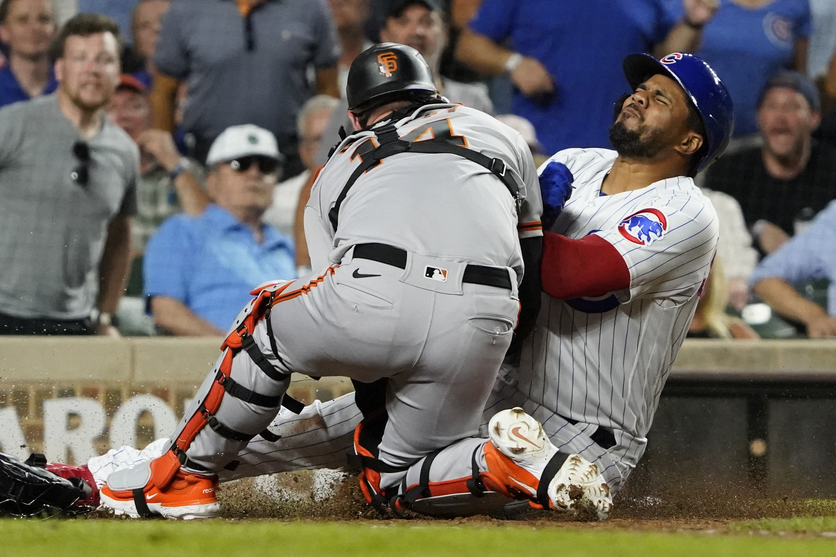 The Chicago Cubs' Seiya Suzuki bats against the San Francisco Giants in the  first inning at Oracle Park on Friday, June 9, 2023, in San Francisco., National Sports