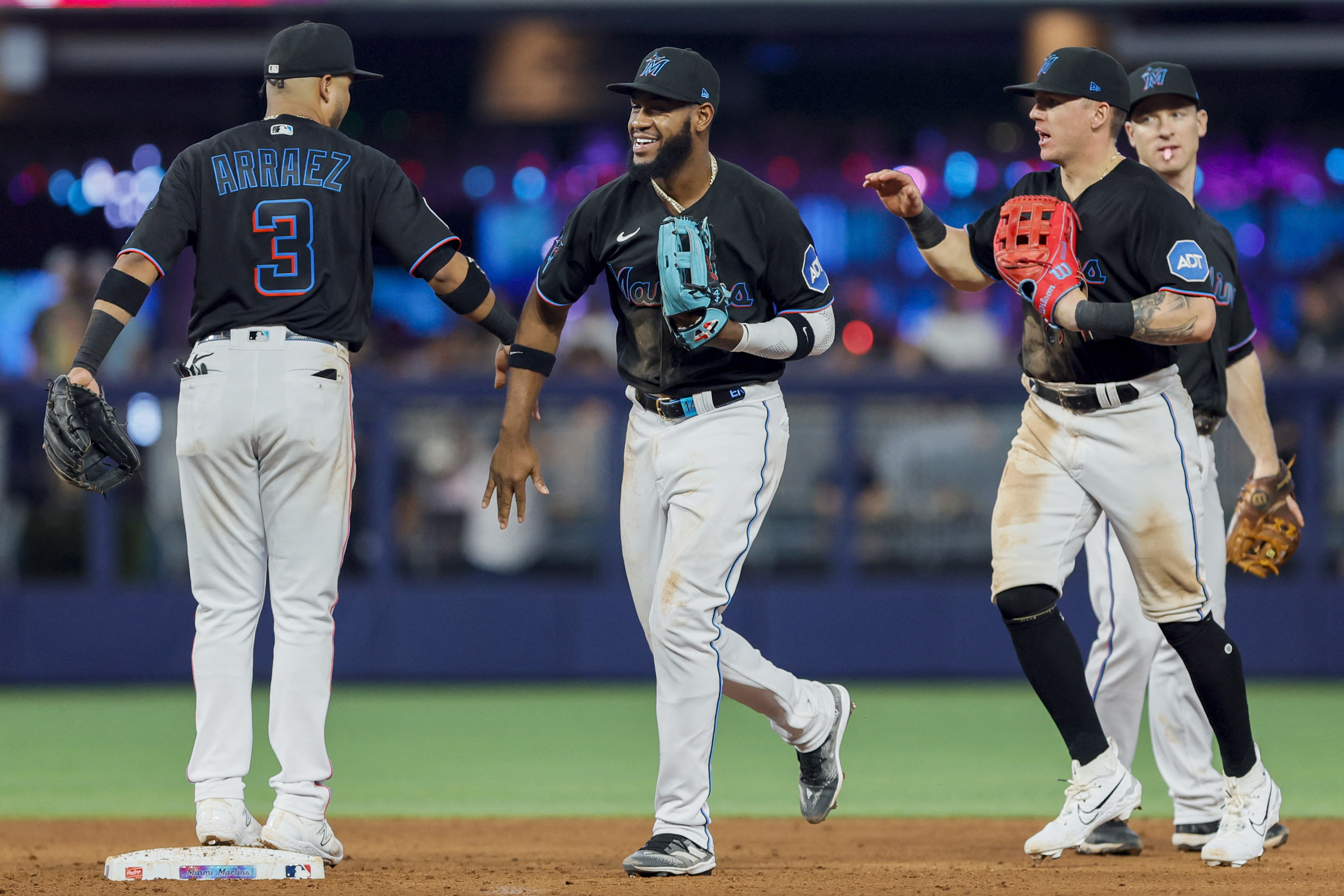 Eury Perez earns first career win as Marlins sweep Nats