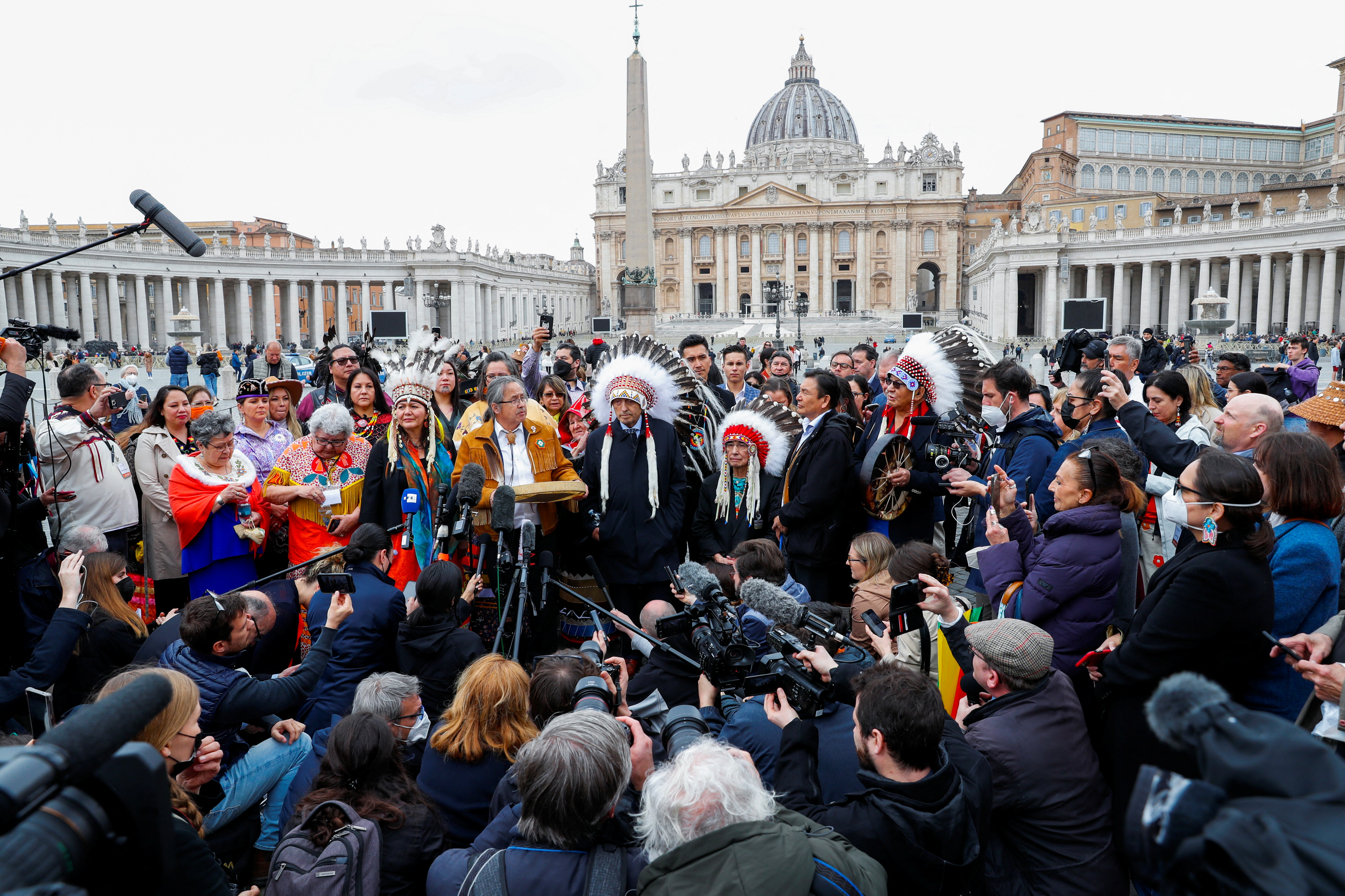 Indigenous delegates visit Vatican