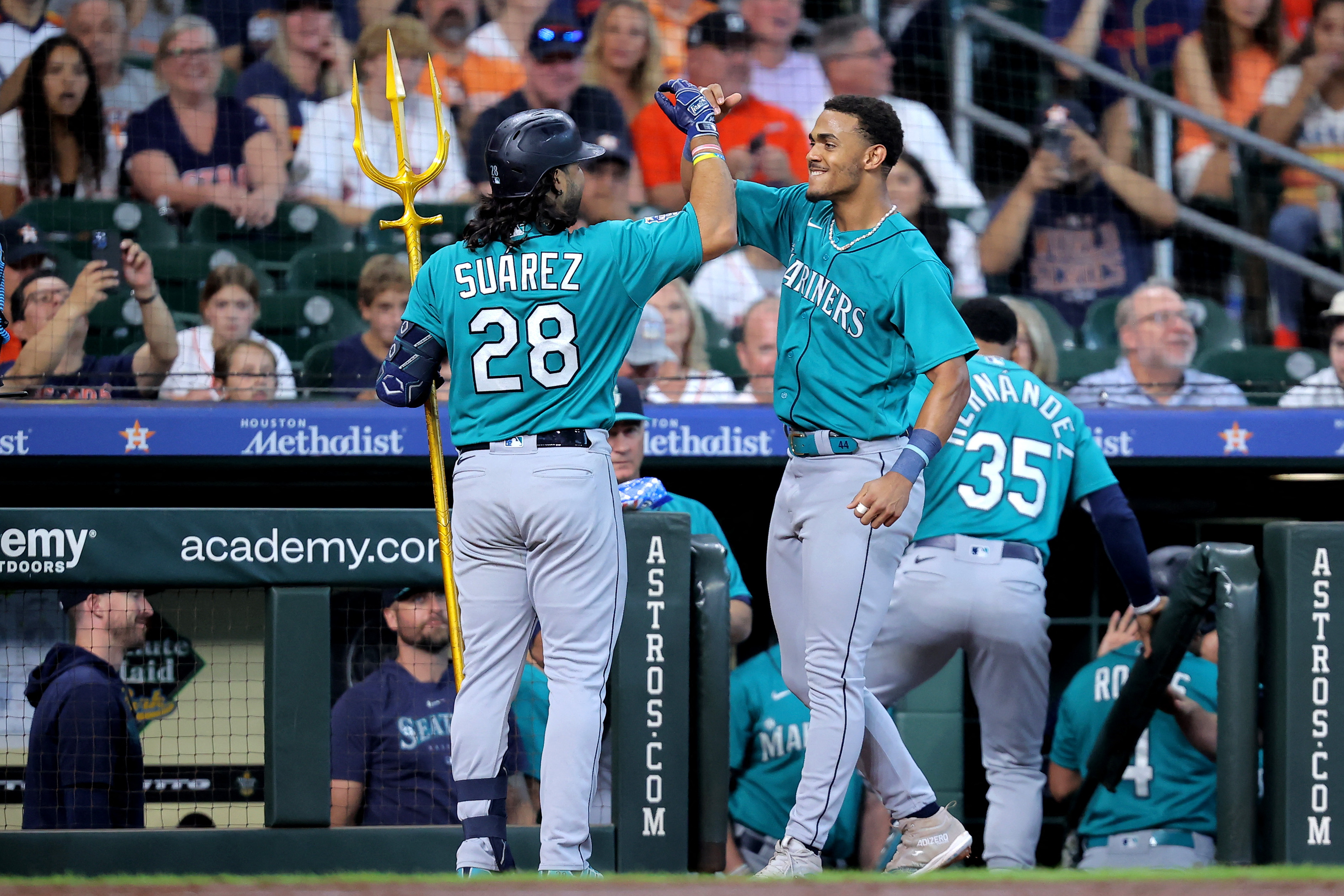 Houston Astros - Swept the Mariners - Big. Turn back the clock day - Fun.  Princess day - Adorable. Series photo blog is up featuring these 🔥  throwbacks
