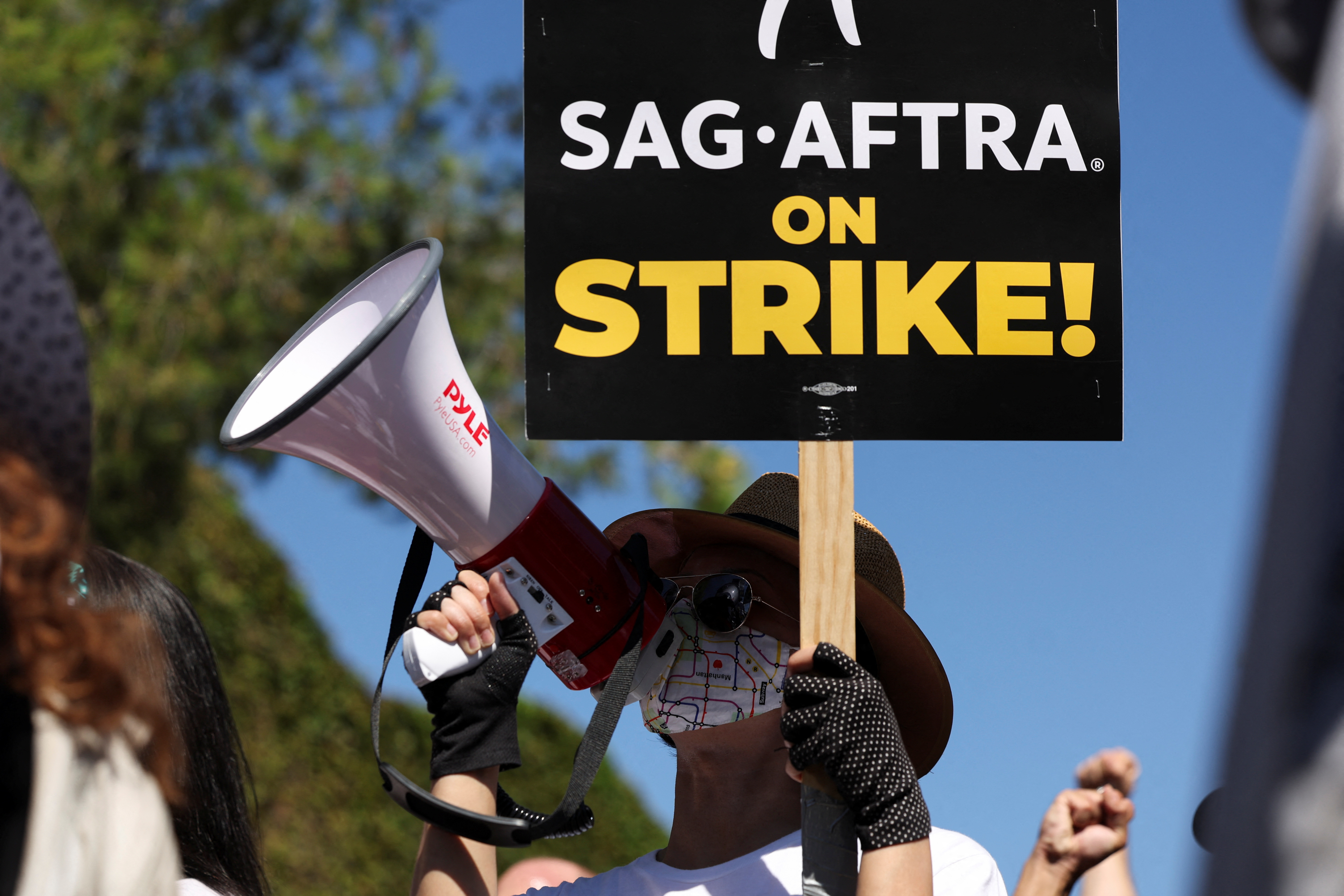 SAG-AFTRA actors and Writers Guild of America (WGA) writers ongoing strike
