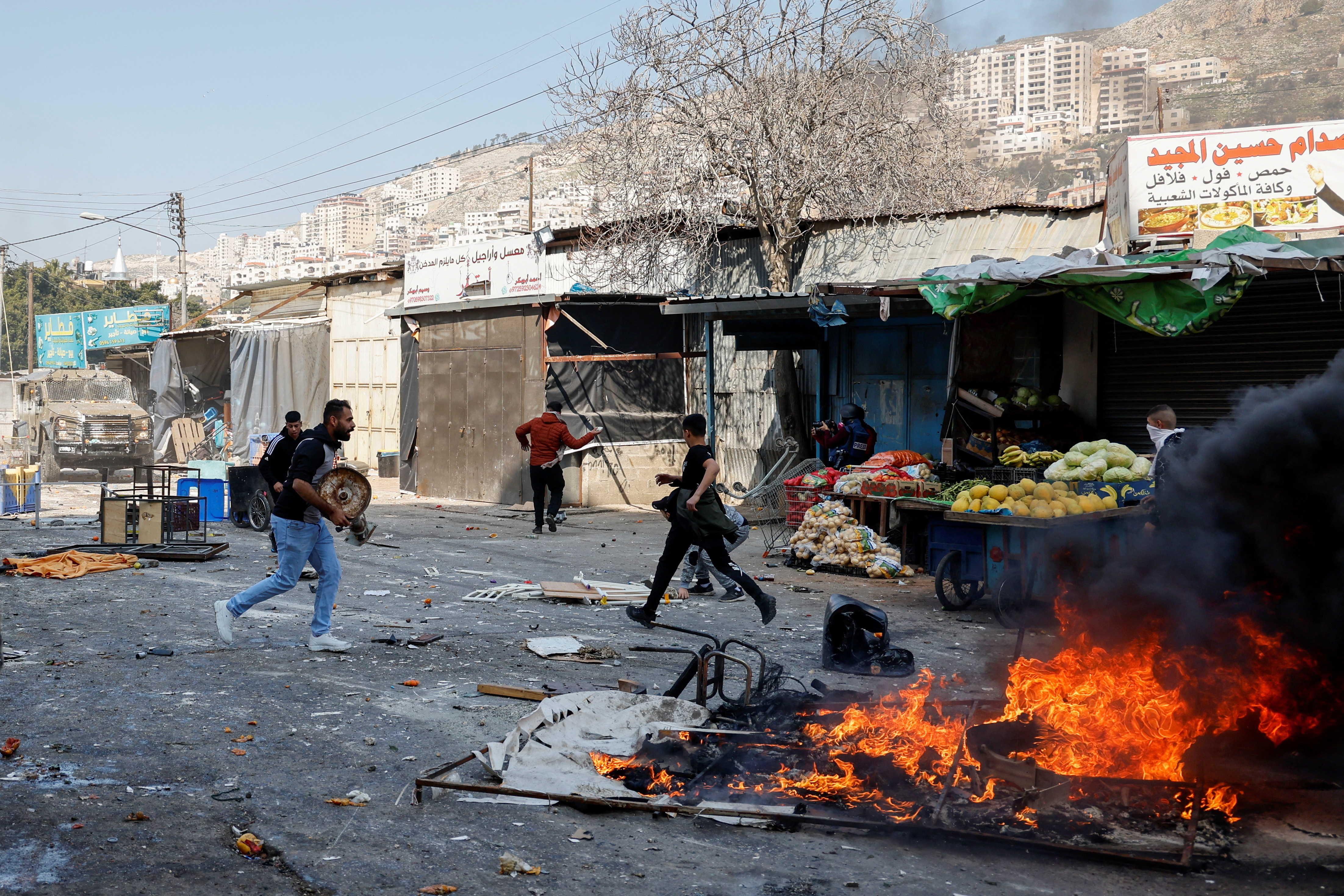 Israeli forces raid West Bank city of Nablus