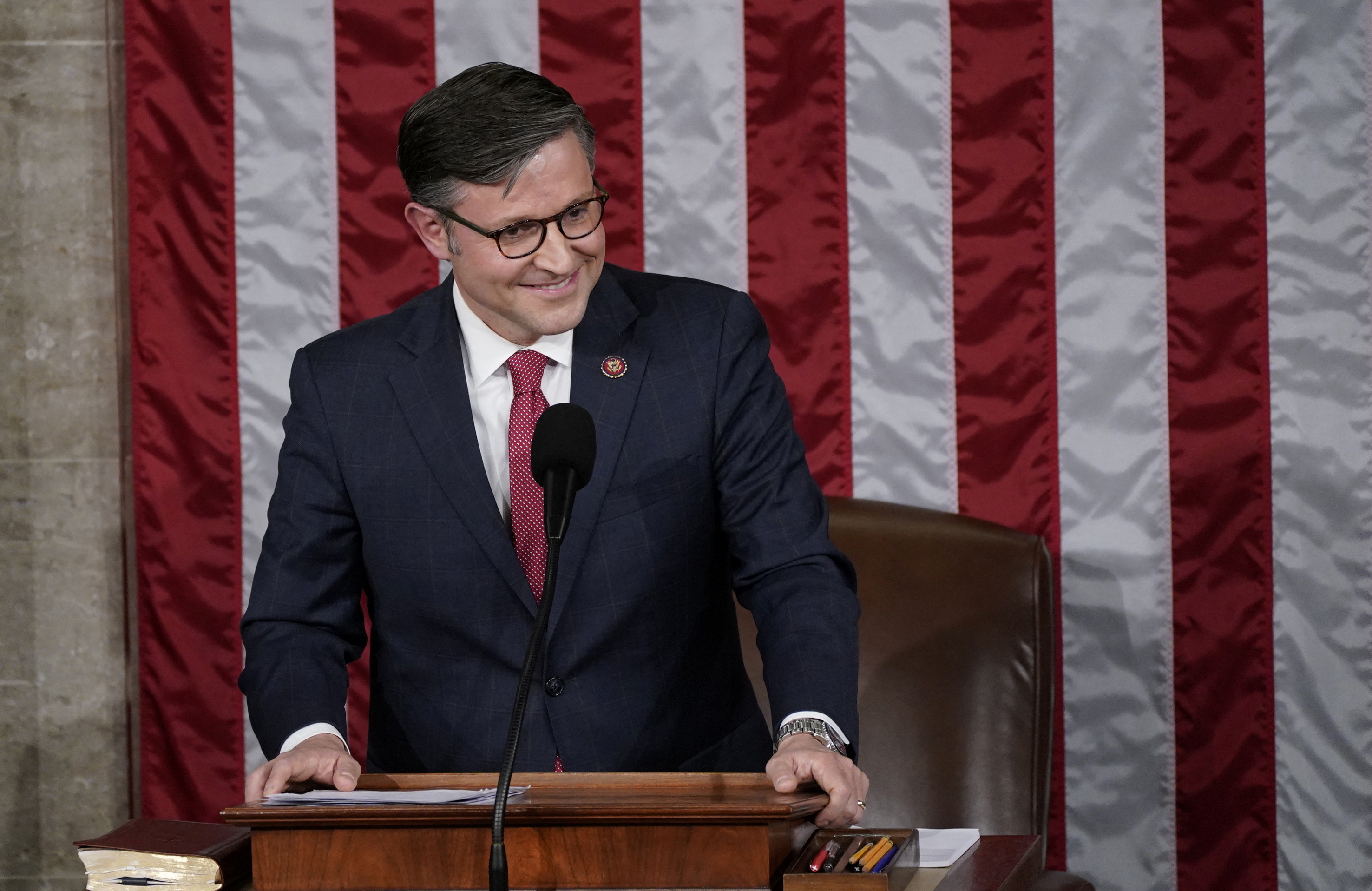 Hạ viện Hoa Kỳ họp để bỏ phiếu về Chủ tịch Hạ viện mới tại Tòa nhà Quốc hội Hoa Kỳ ở Washington