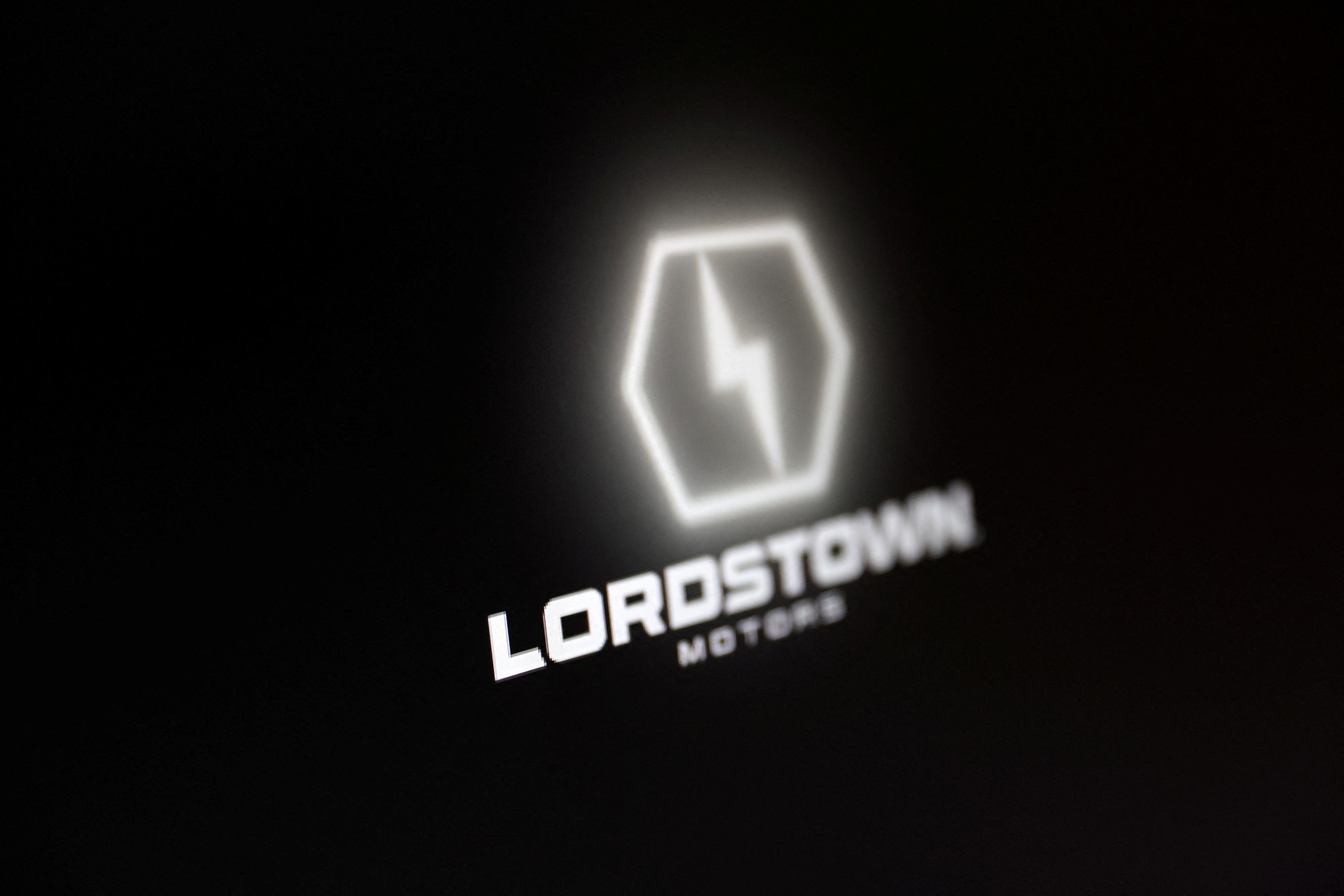 Illustration shows Lordstown Motors logo