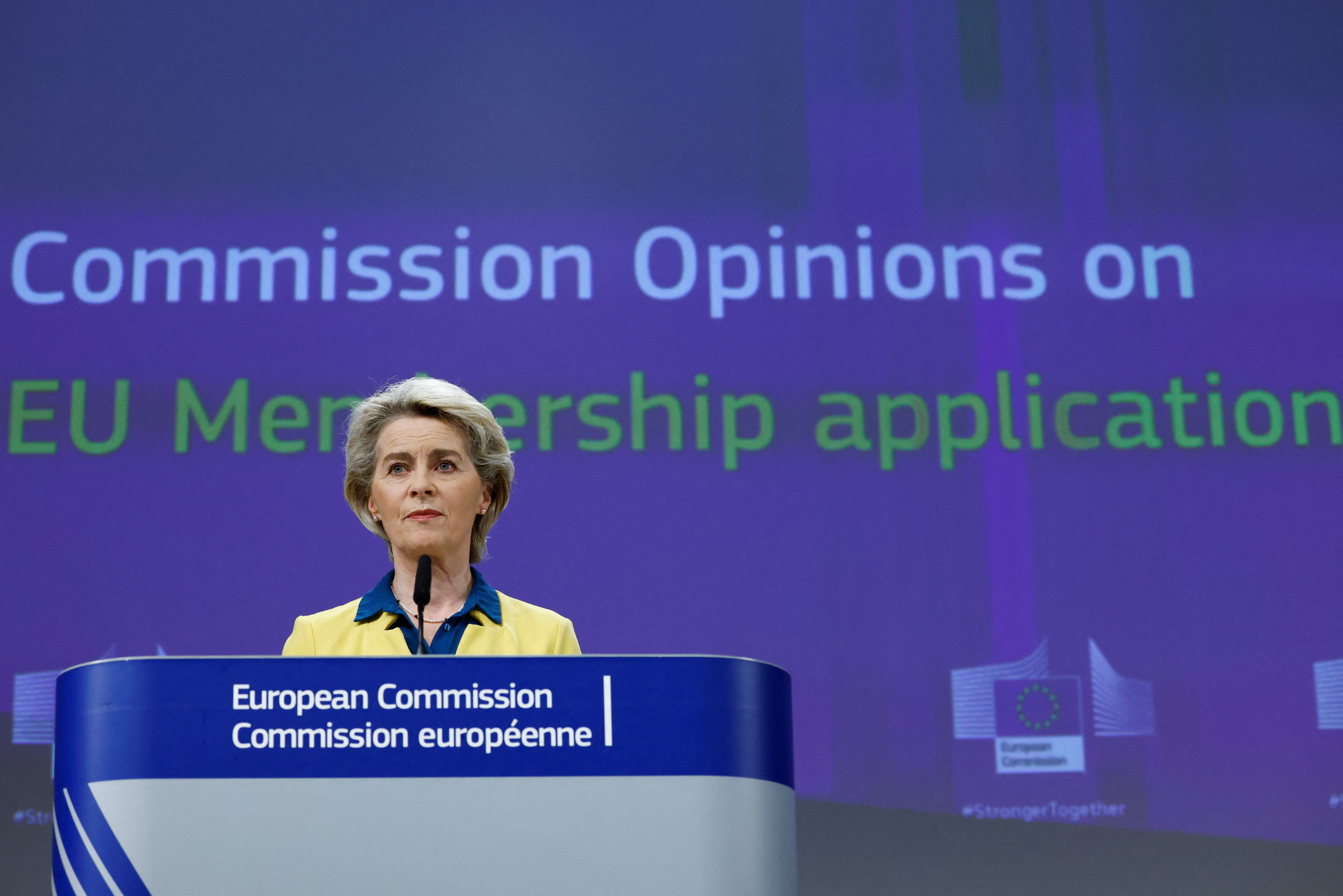 News conference on the meeting of the College of EU Commissioners, in Brussels