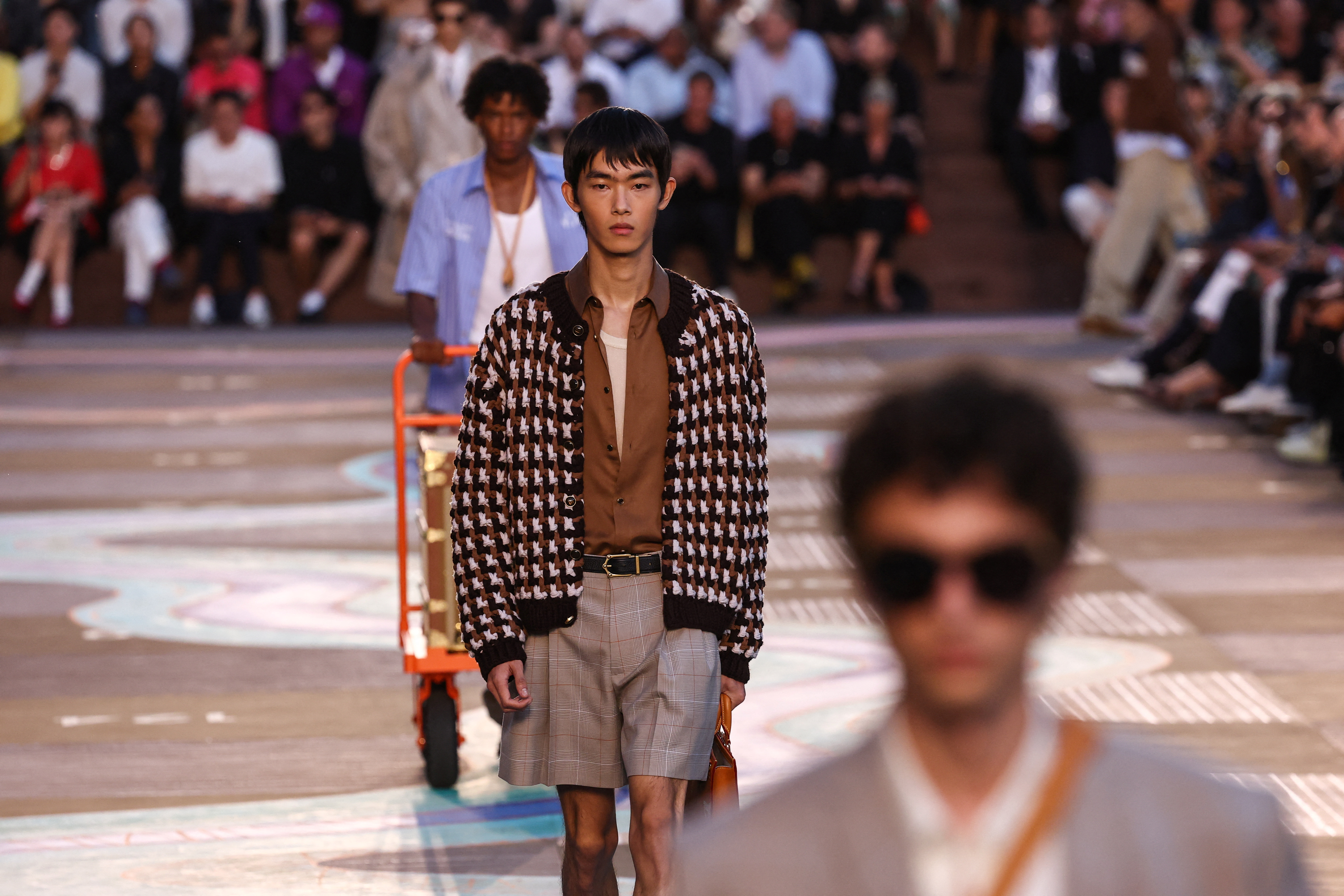 Louis Vuitton shows India-flavored fashions at Pompidou Centre