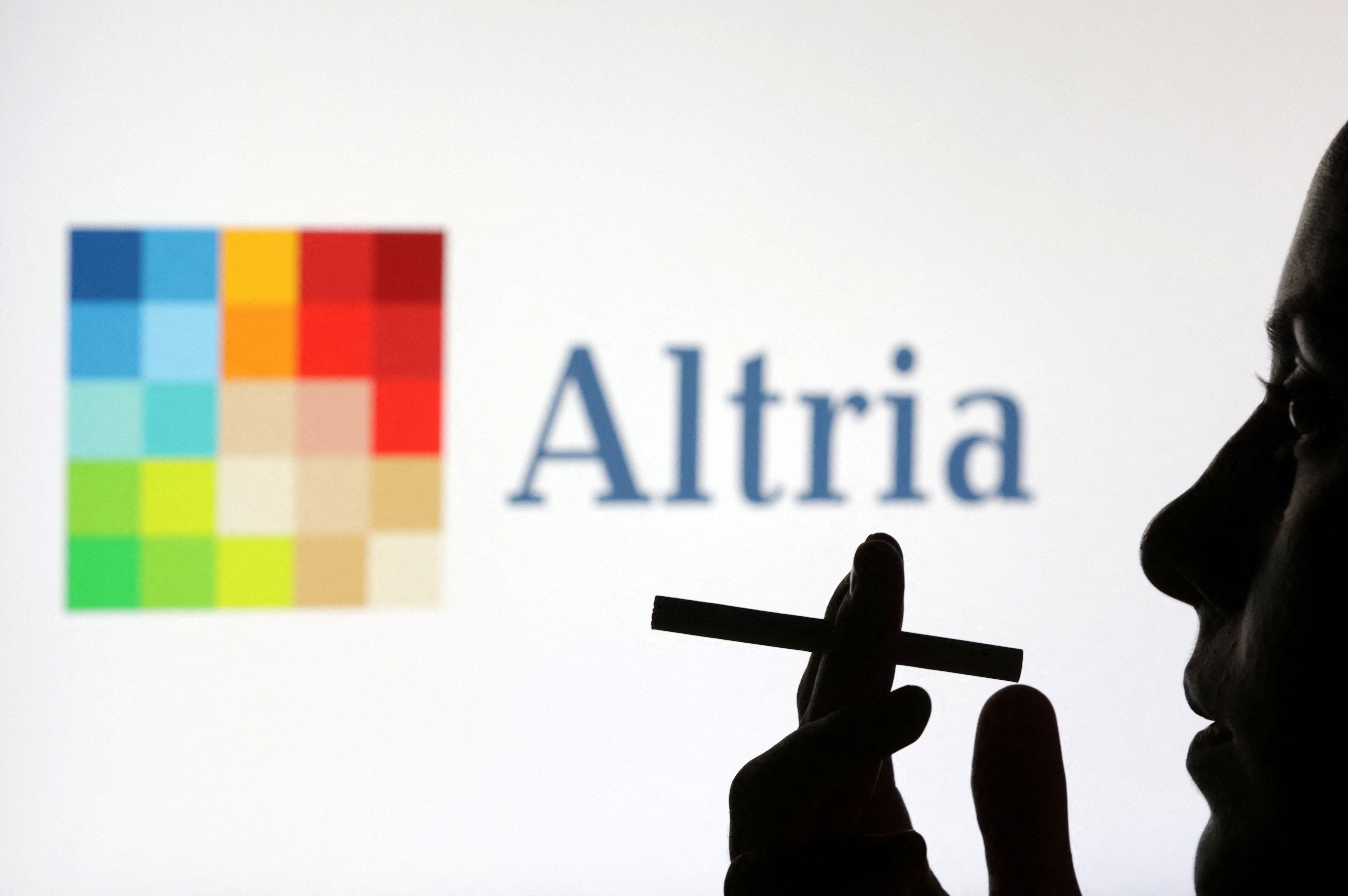 Illustration shows Altria logo