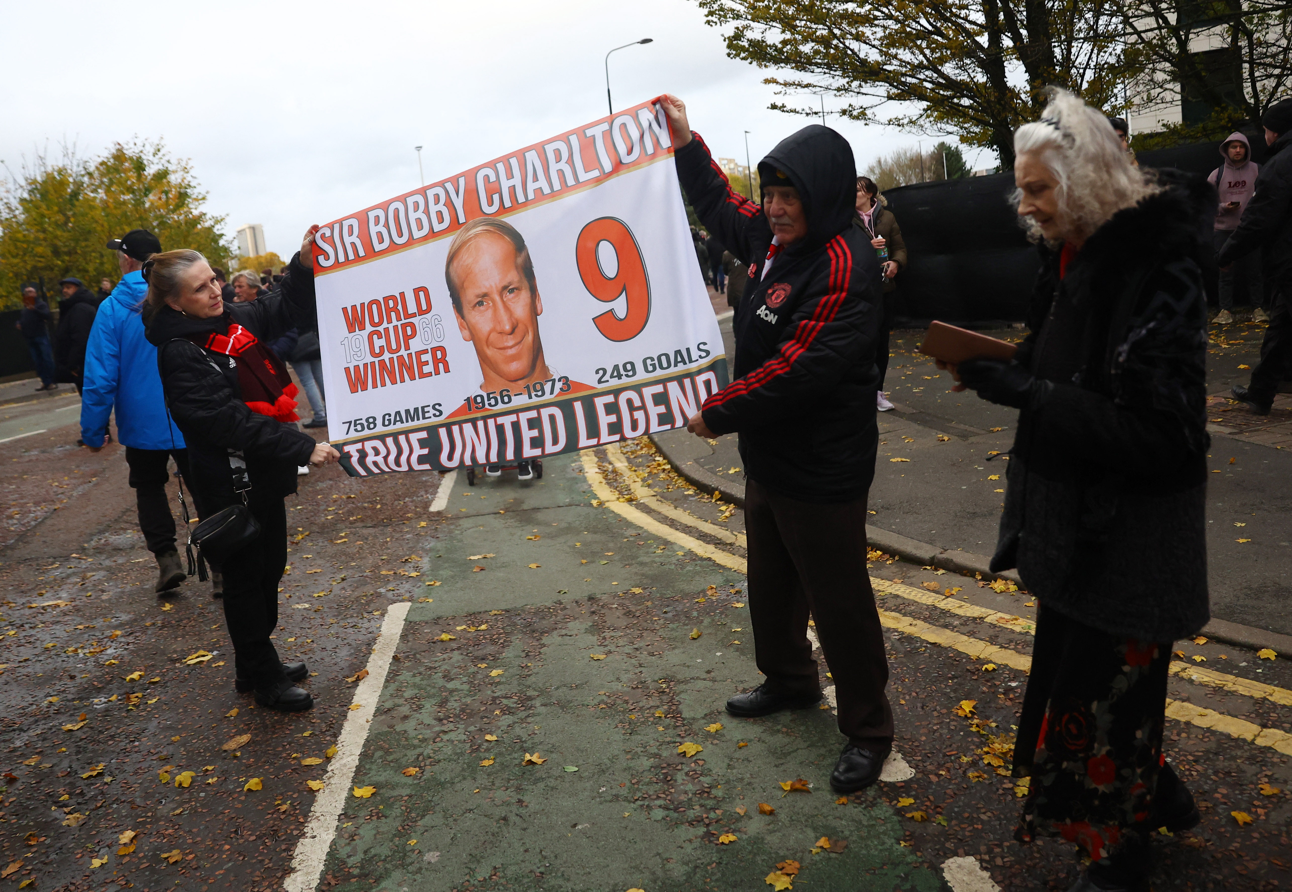 Funeral of former England and Manchester United footballer Bobby Charlton