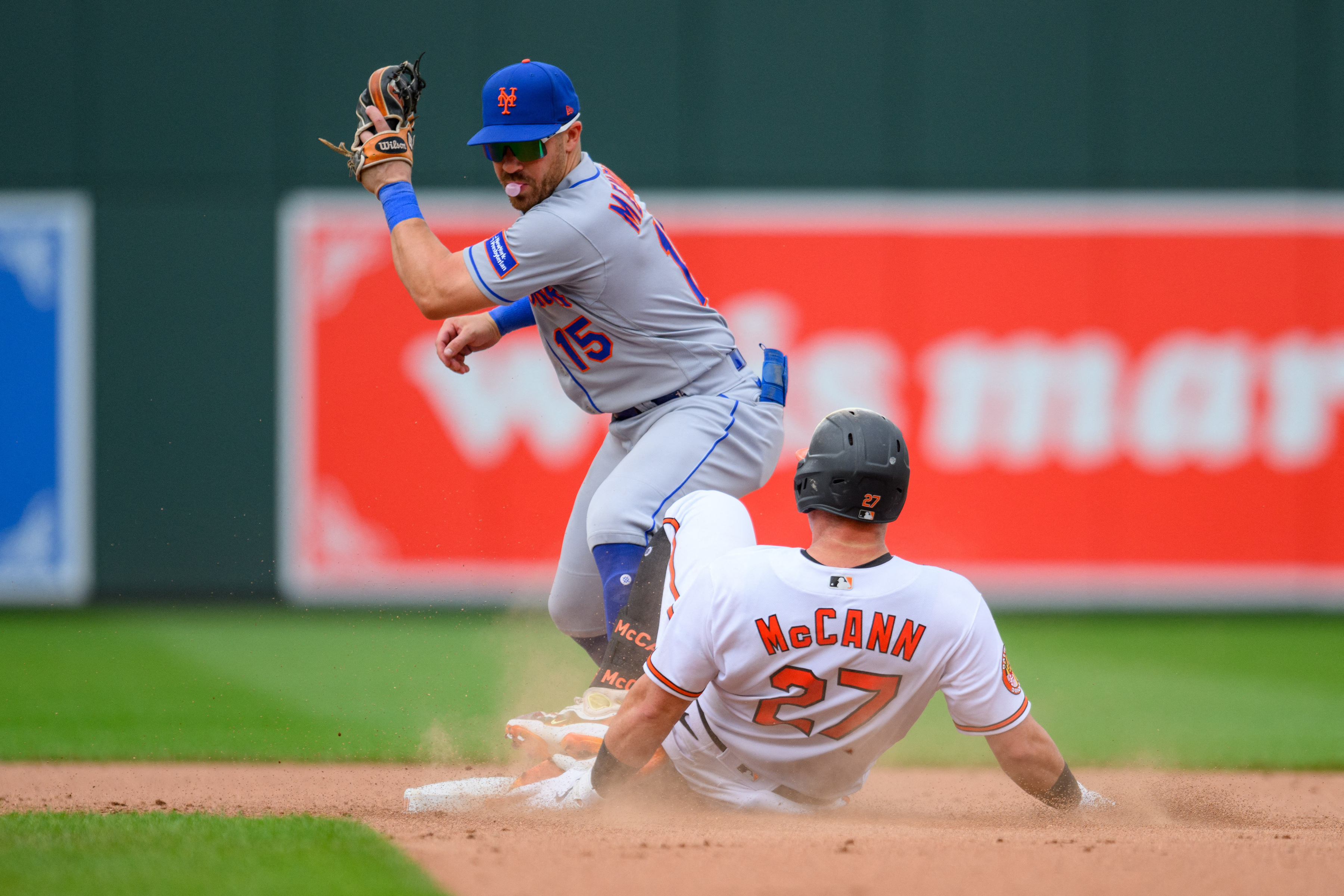 BALTIMORE, MD - AUGUST 06: Baltimore Orioles designated hitter Adley  Rutschman (35) looks on during an MLB game against the New York Mets on  August 06, 2023 at Oriole Park at Camden