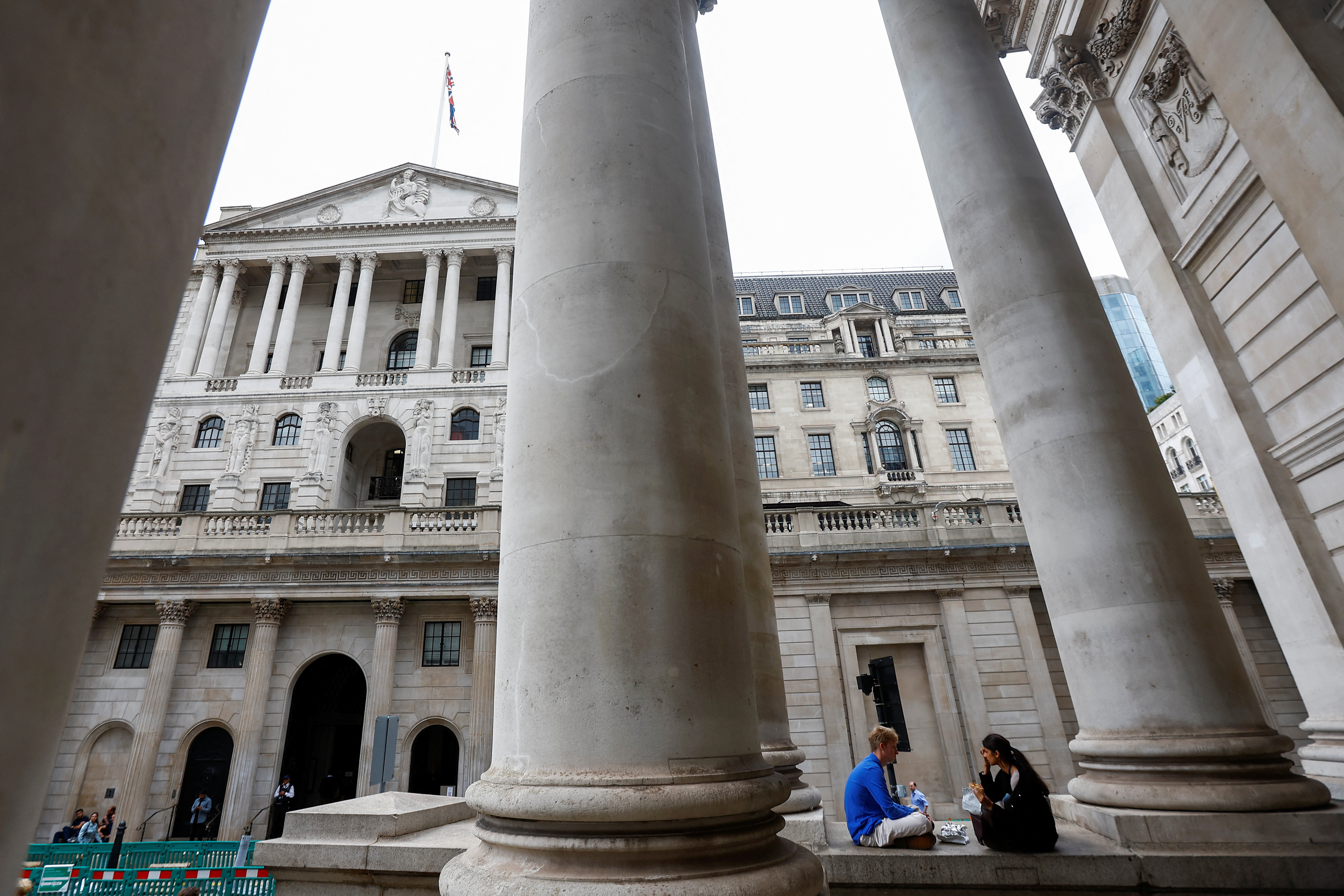 General view of the Bank of England building, in London