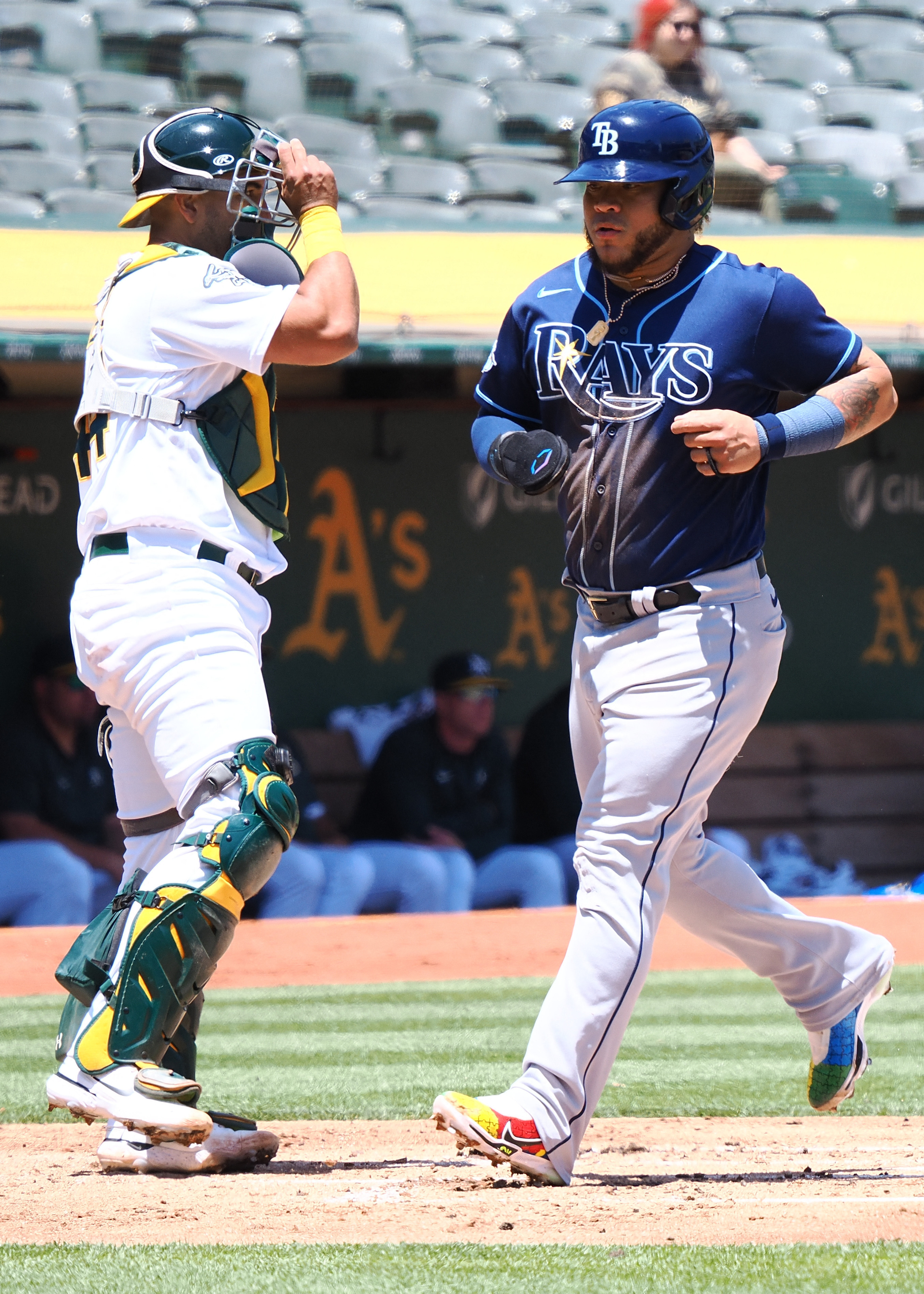 Taj Bradley strikes out 11 as Rays get series split with A's