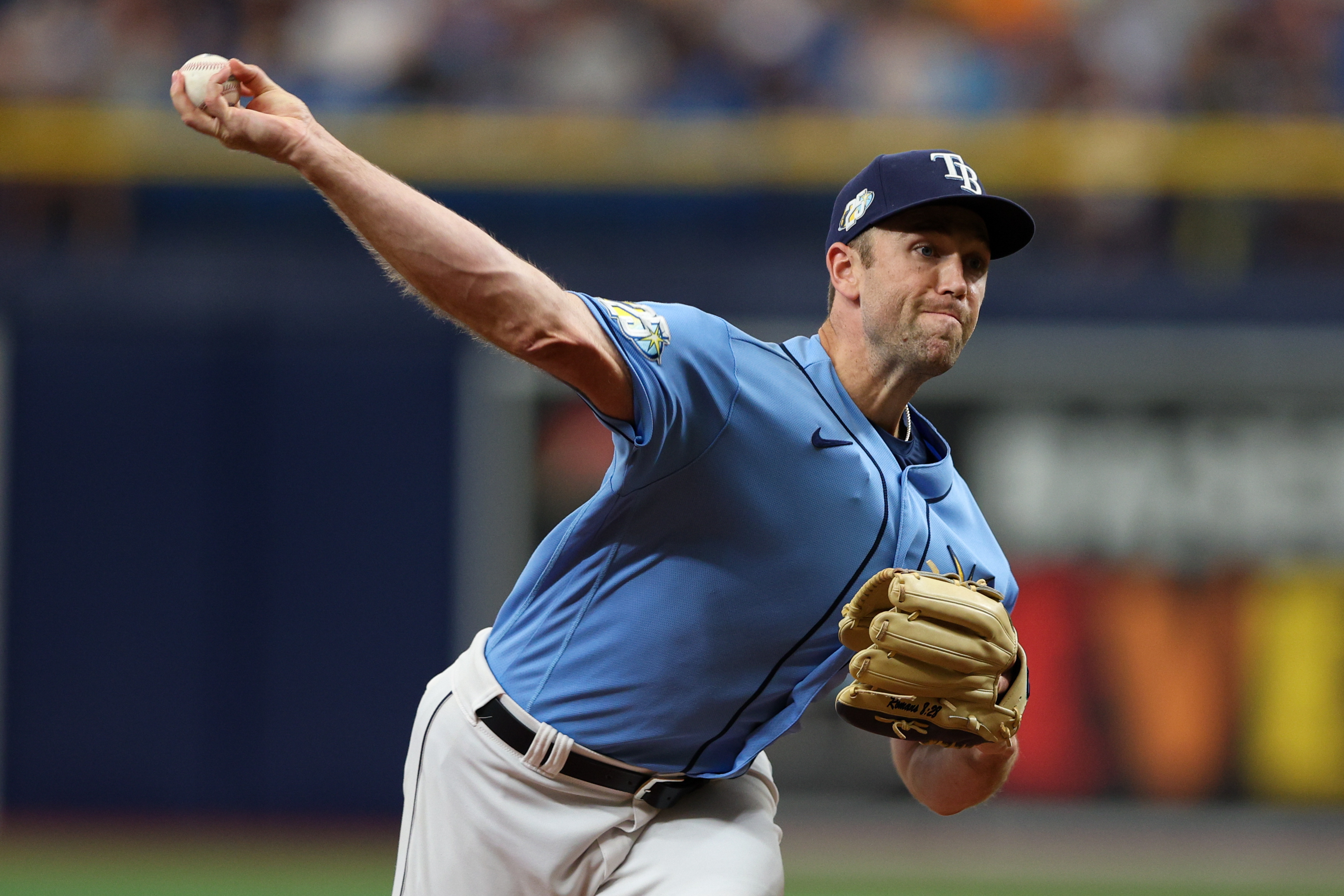 Tyler Glasnow's 12 Ks help Rays past Royals 3-1