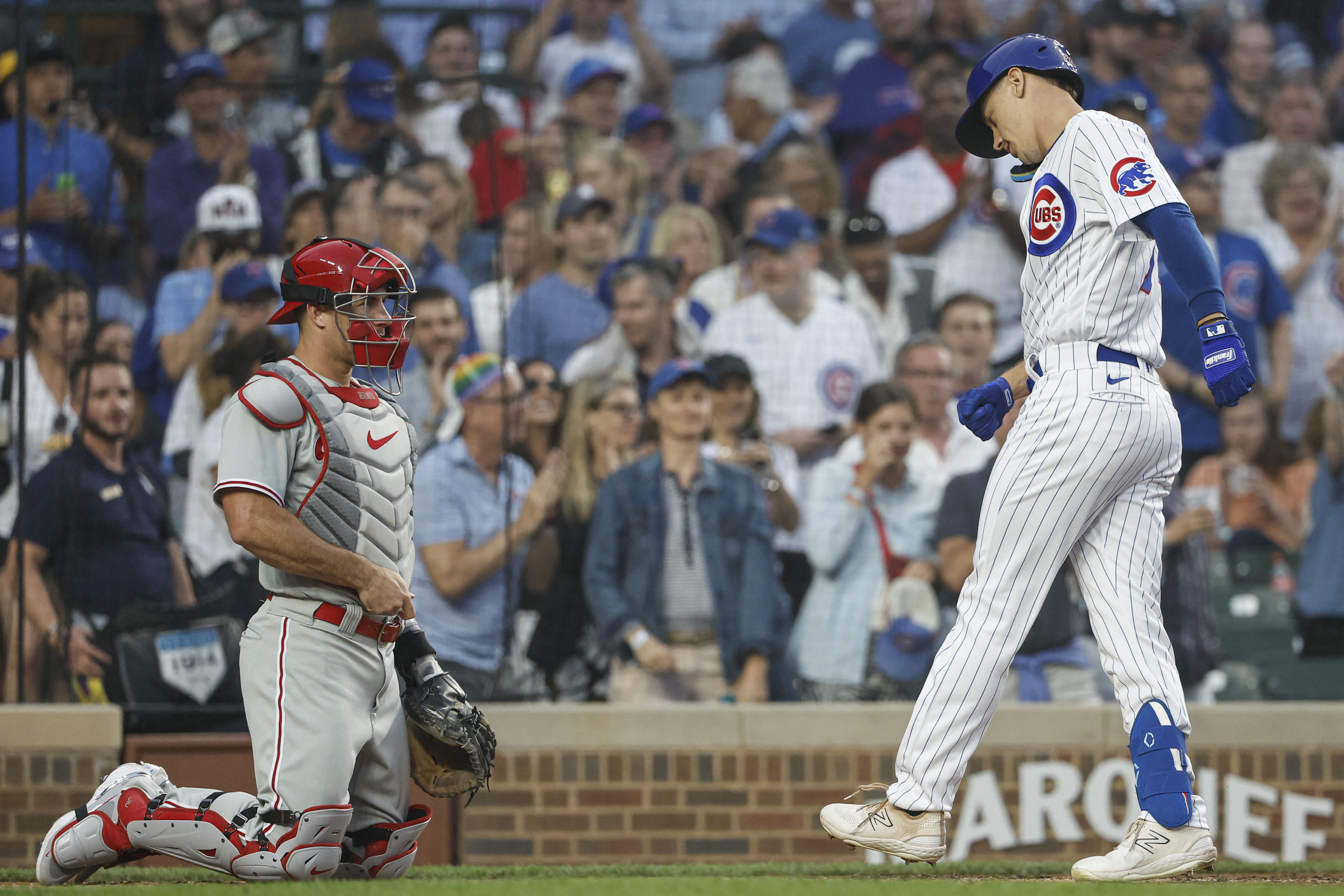 Castellanos, Sosa and Harrison go deep to help the Phillies beat Cubs 8-5