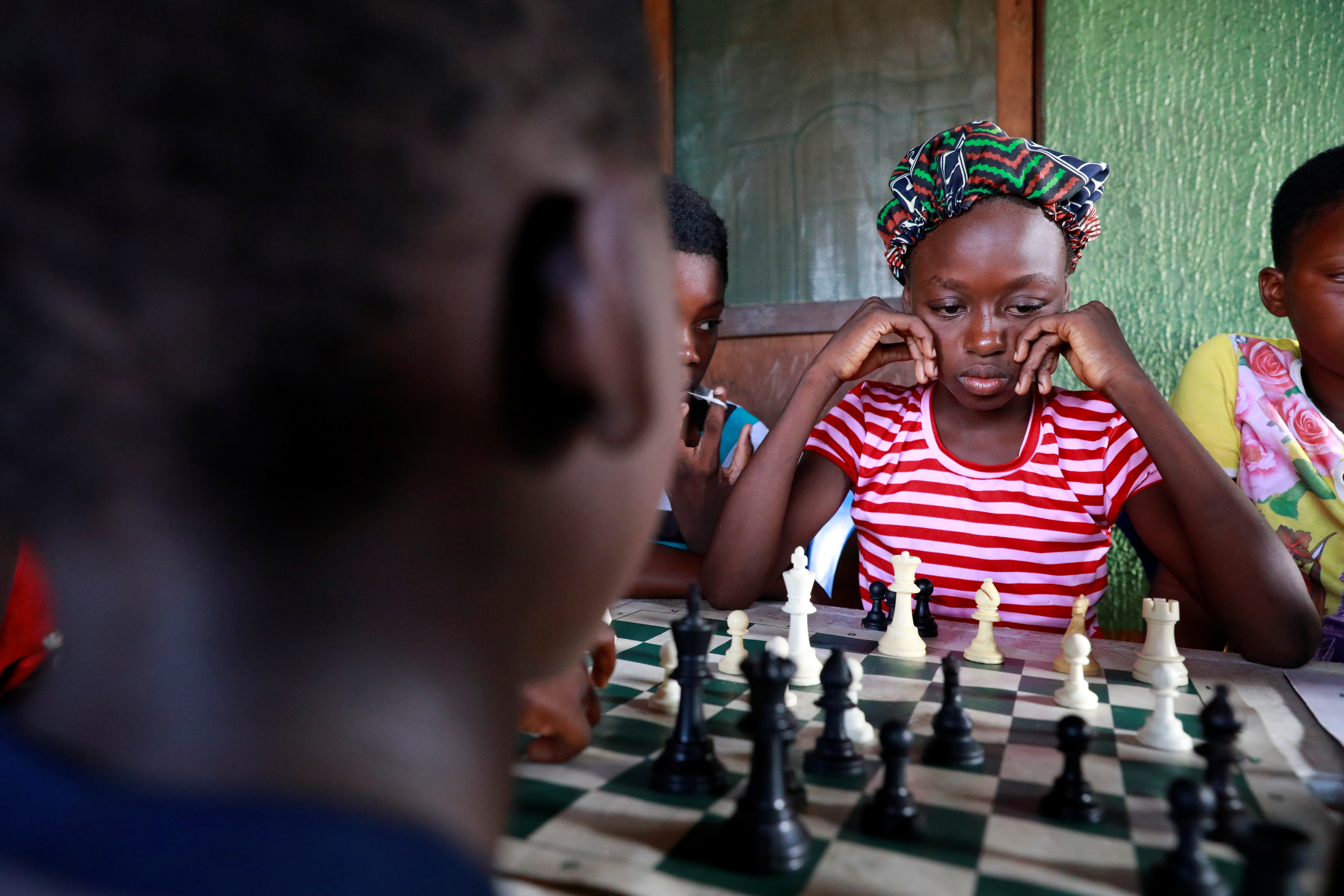 Kids Playing Chess Photos, Images and Pictures