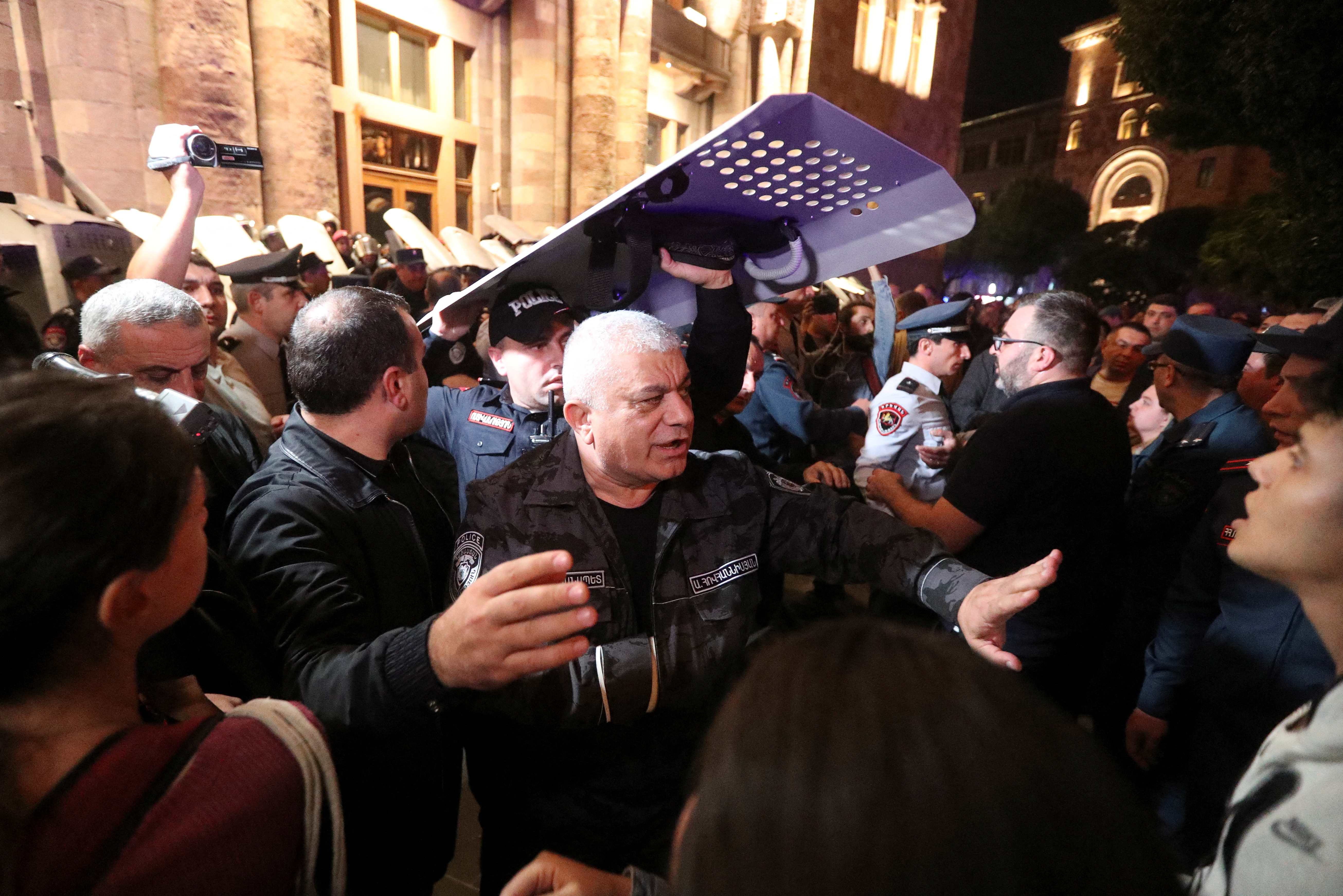 Thousands in Armenia protest Nagorno-Karabakh truce terms Nagorno-Karabakh  Azerbaijan Armenia Capital People