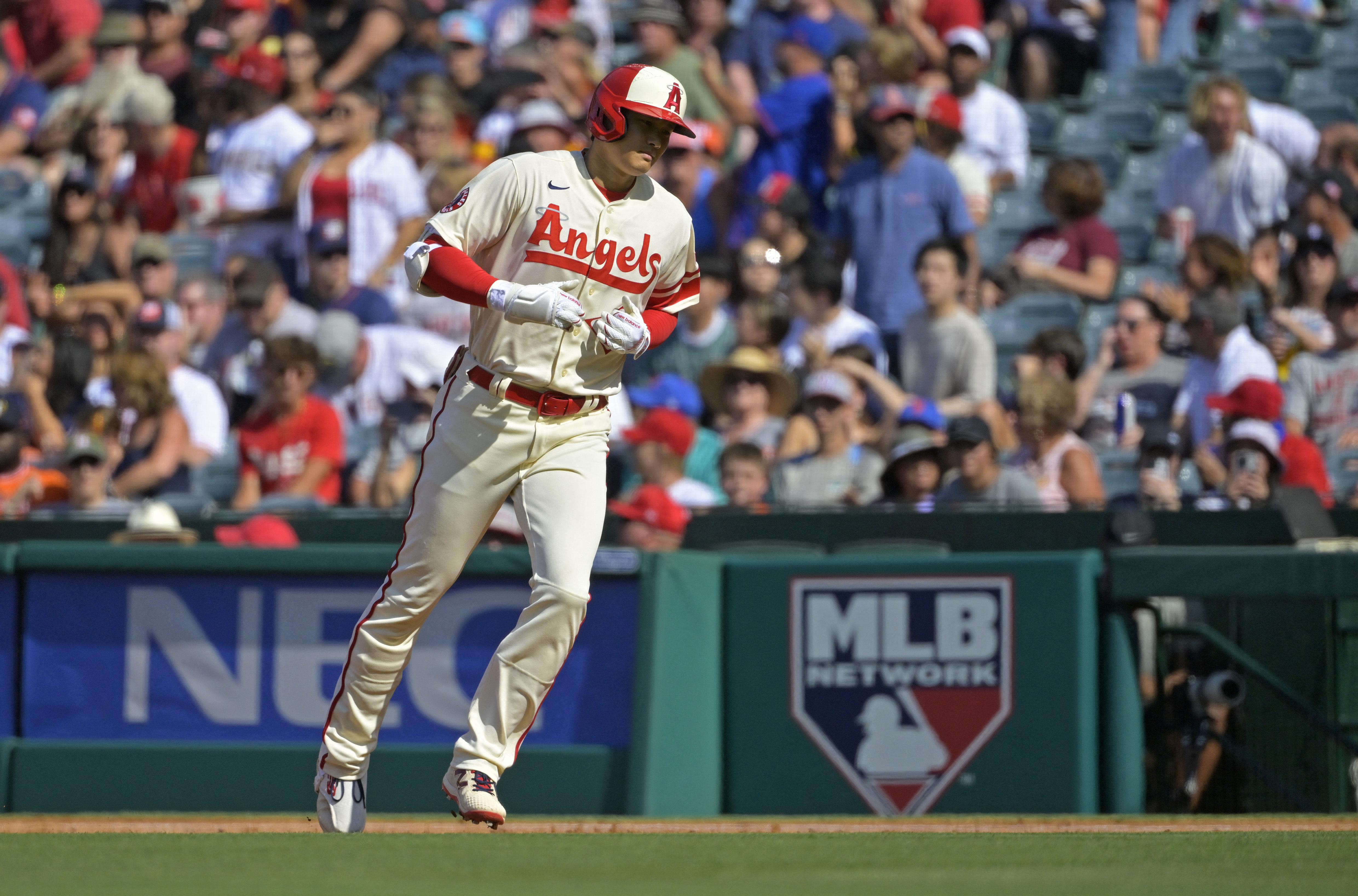 Angels' Trey Cabbage has waited a long time for his first big