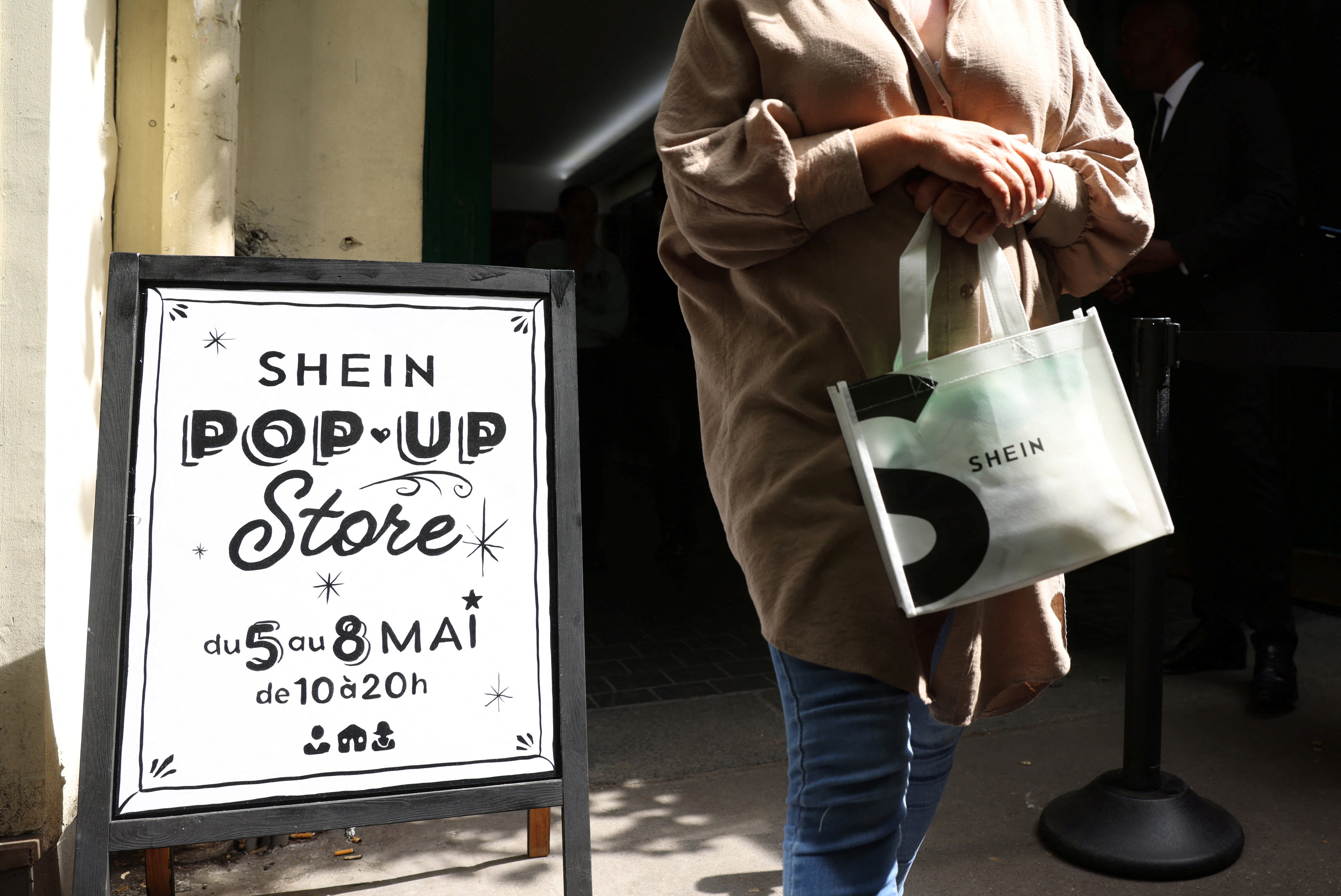 Shein pop-up store in Paris