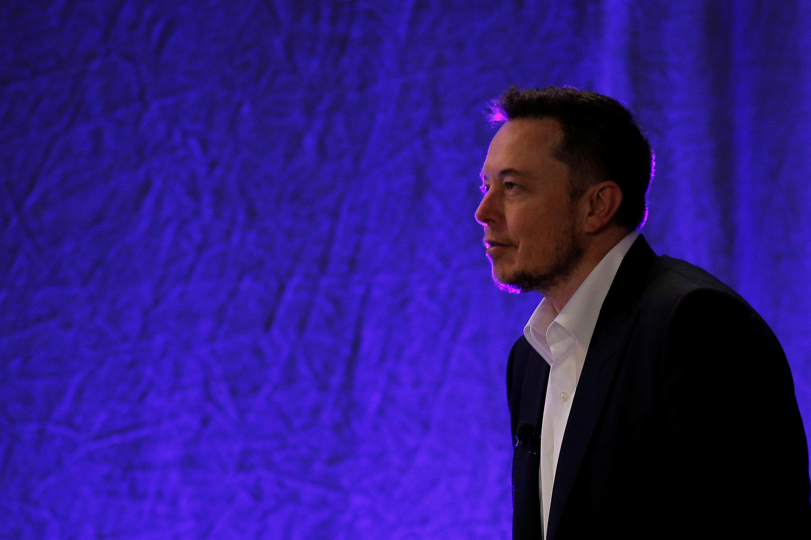 Tesla Motors CEO Elon Musk takes the stage to speak at the National Governors Association Summer Meeting in Providence