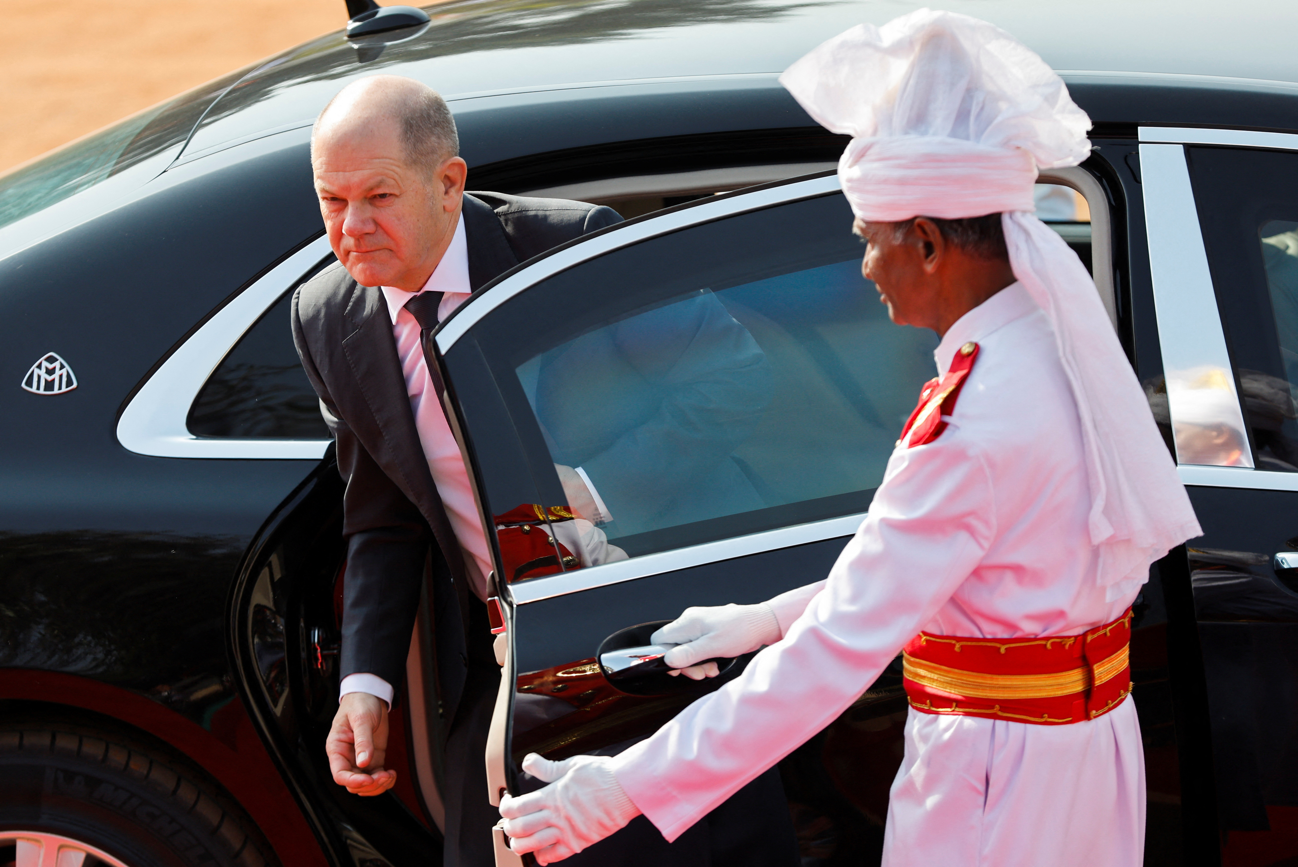 German Chancellor Olaf Scholz visits India