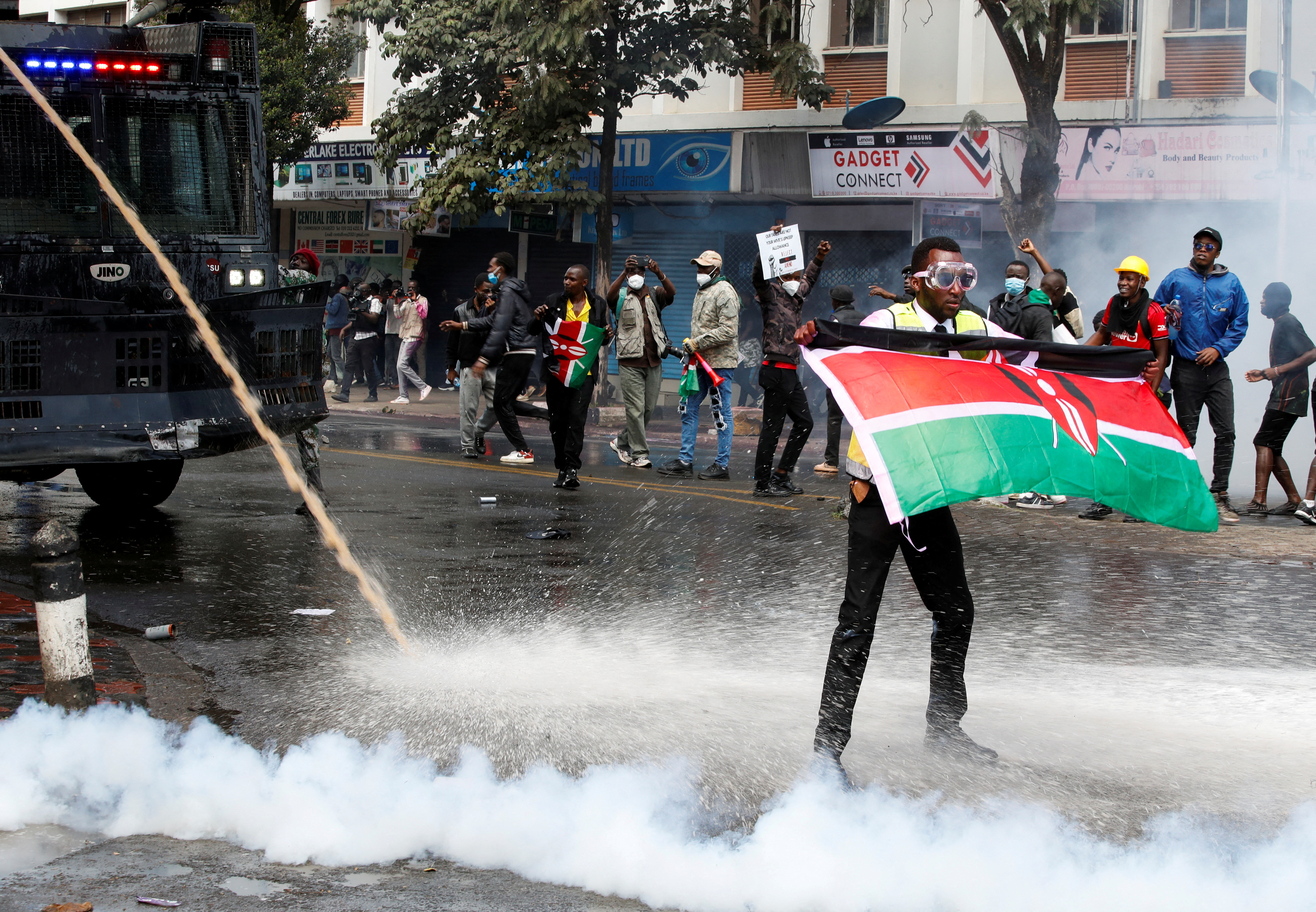 Demonstration against Kenya's proposed finance bill 2024/2025 in Nairobi