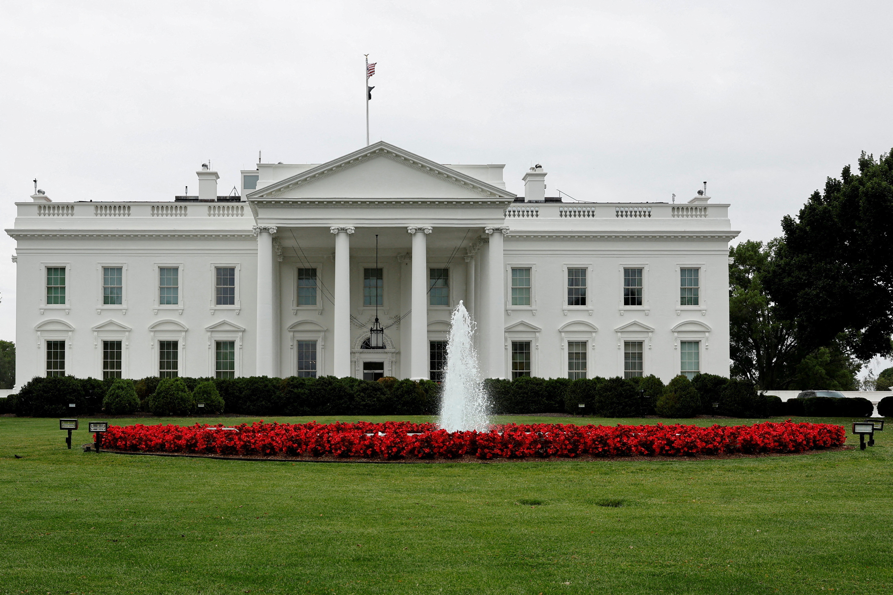 A general view of the White House in Washington