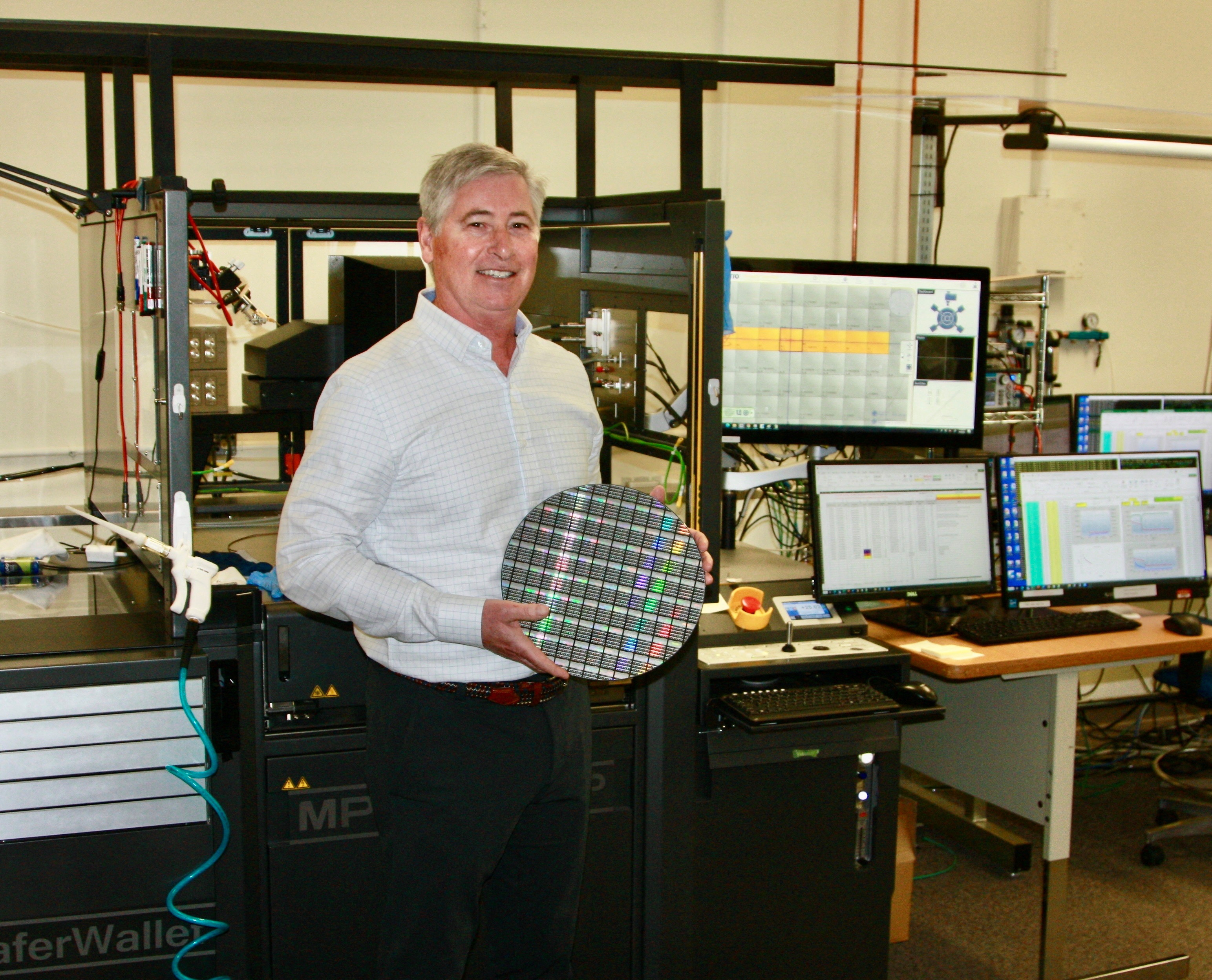 Mark Granahan, Chief Executive of iDEAL Semiconductor, is pictured with the company’s energy efficient power chips