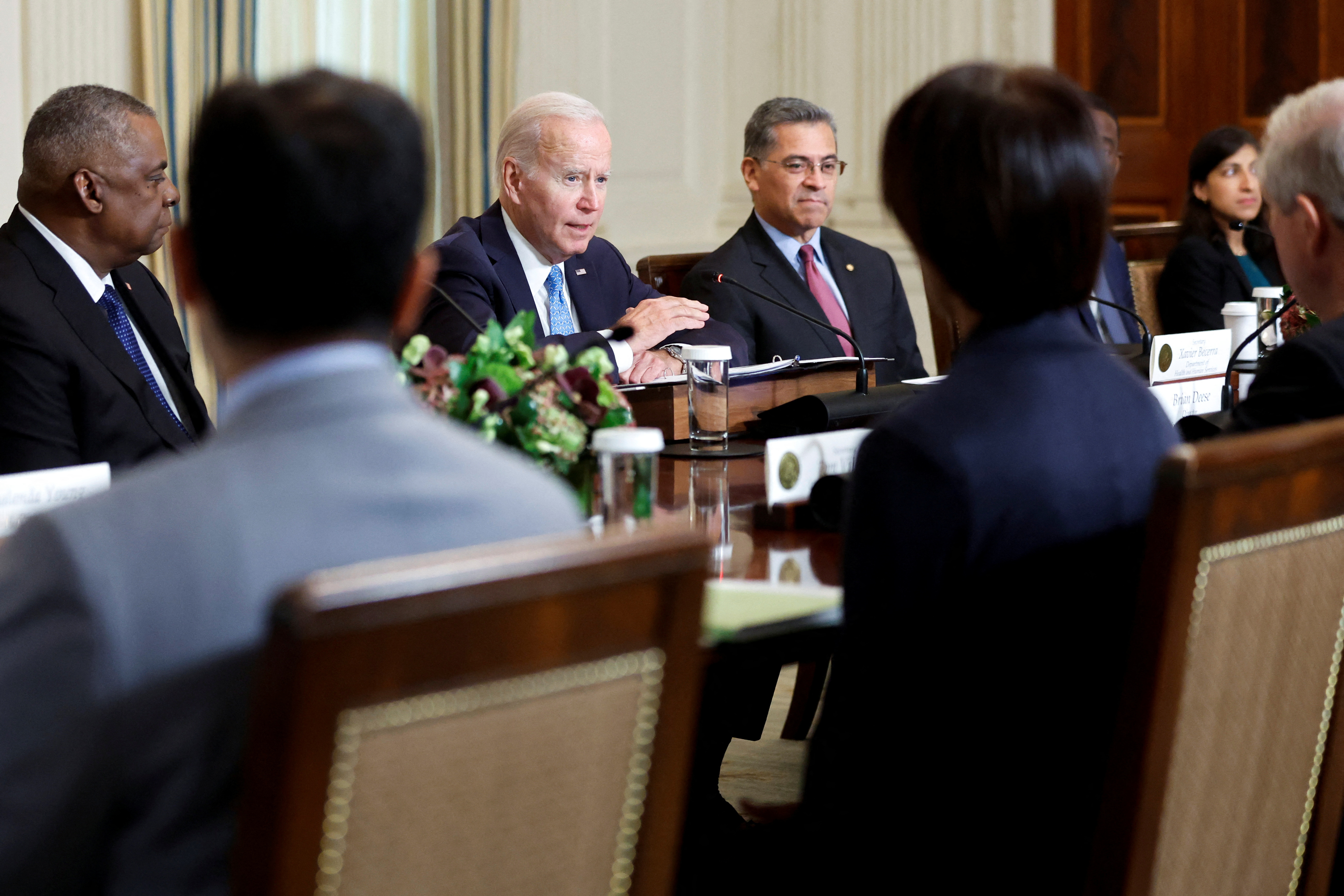 U.S. President Biden holds a meeting of the White House Competition Council in Washington