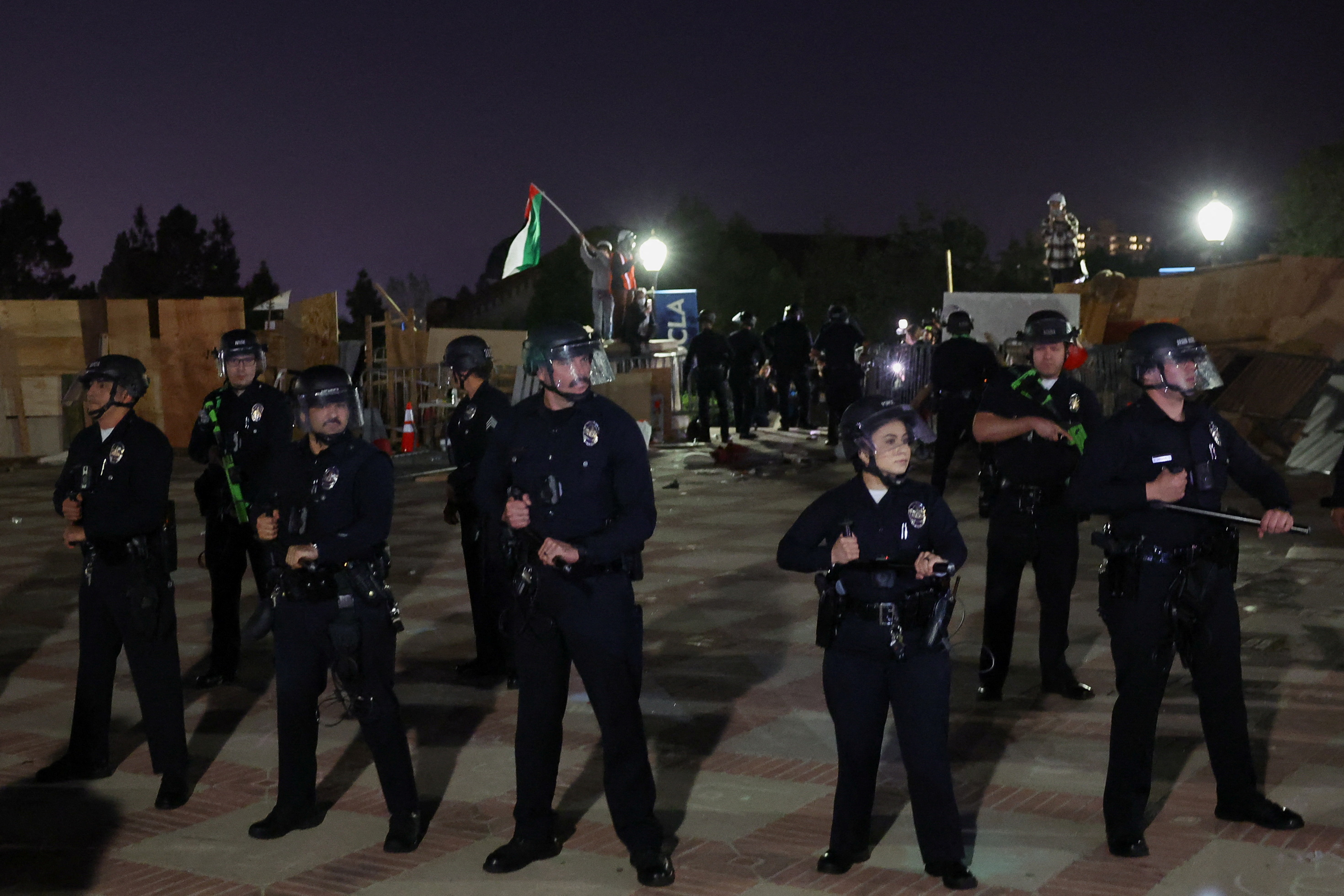California police move in to dismantle pro-Palestinian protest camp at